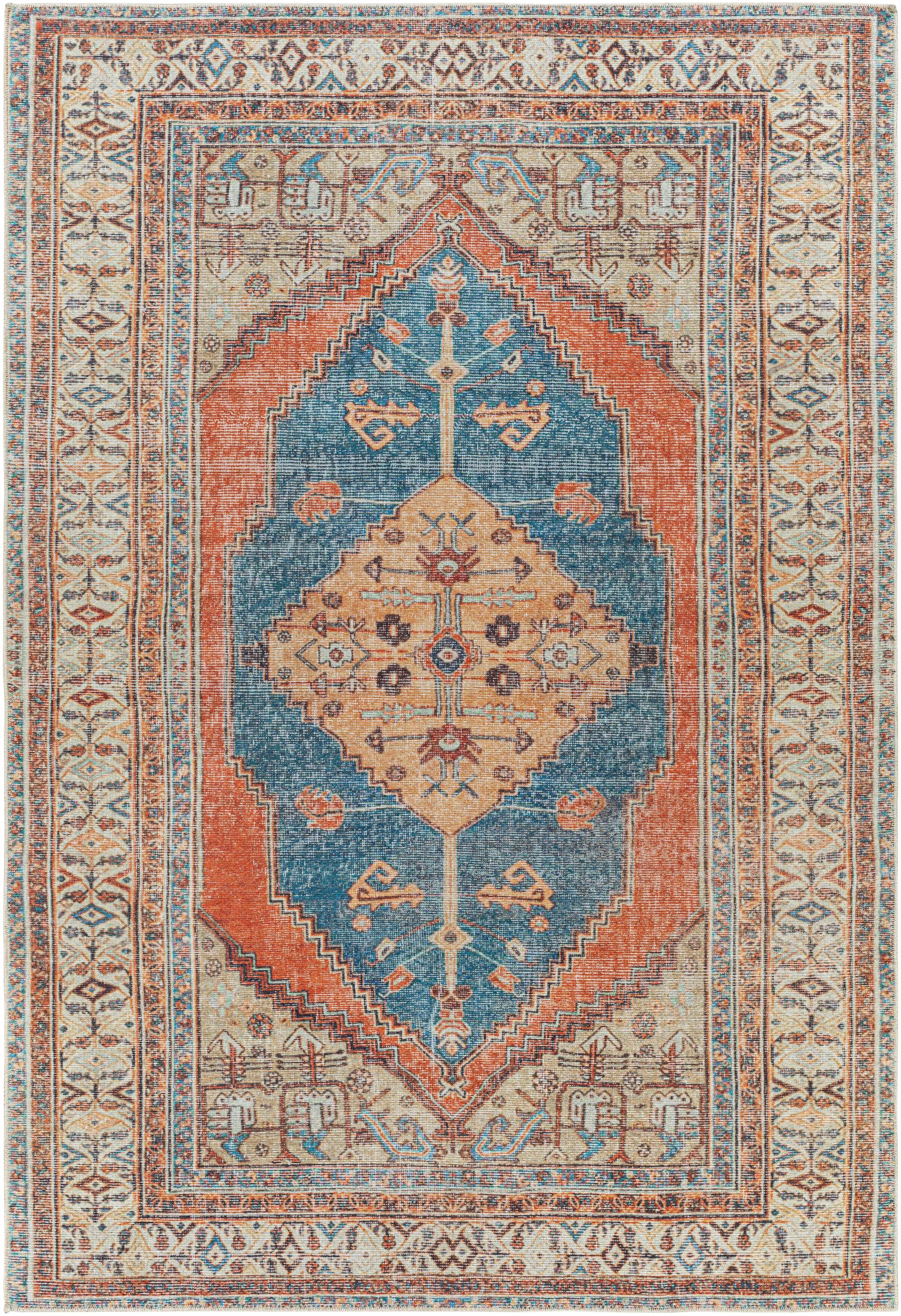 Baganga Washable Area Rug - Clearance - PRHOMZ