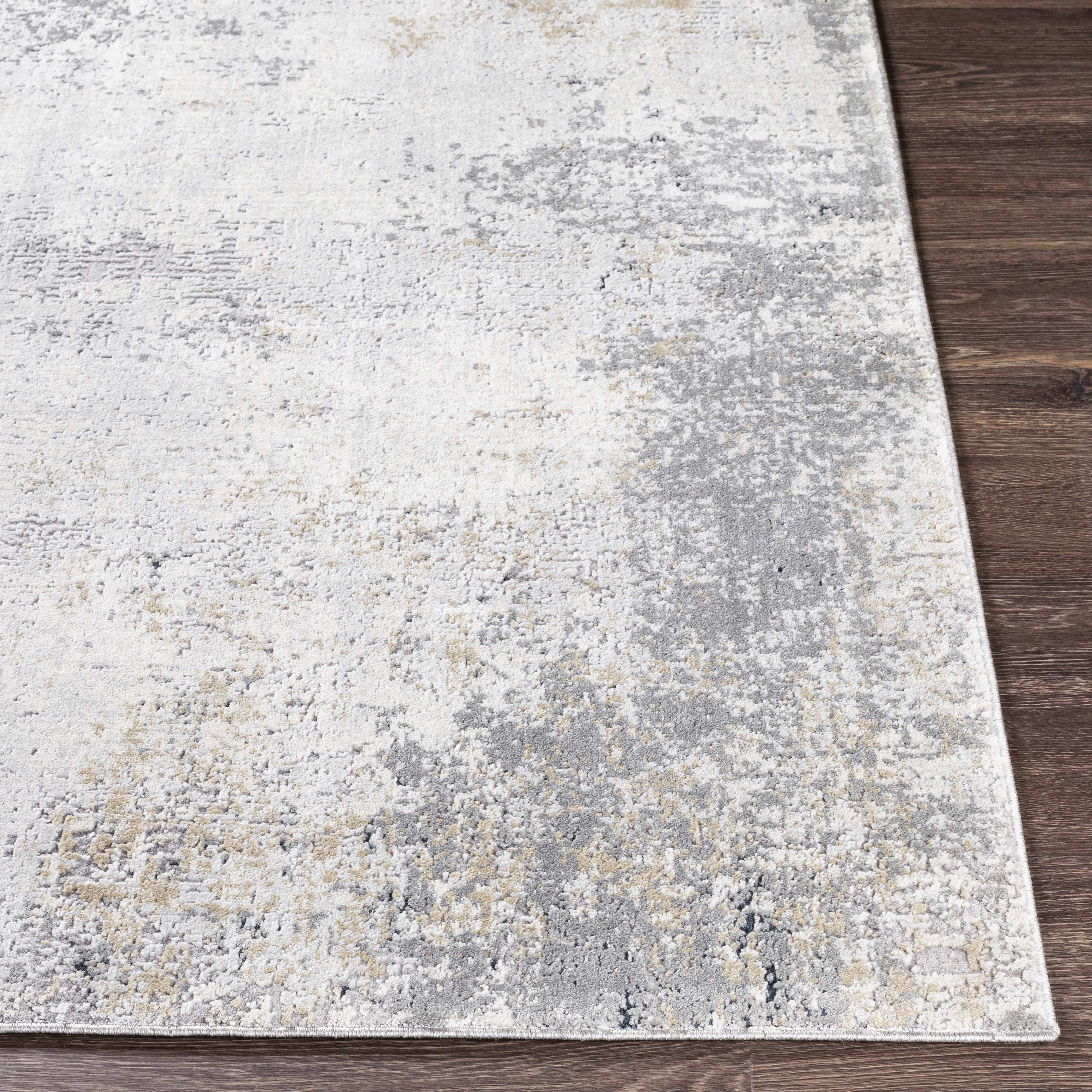 Baranduda Abstract Gray Luxe Rug