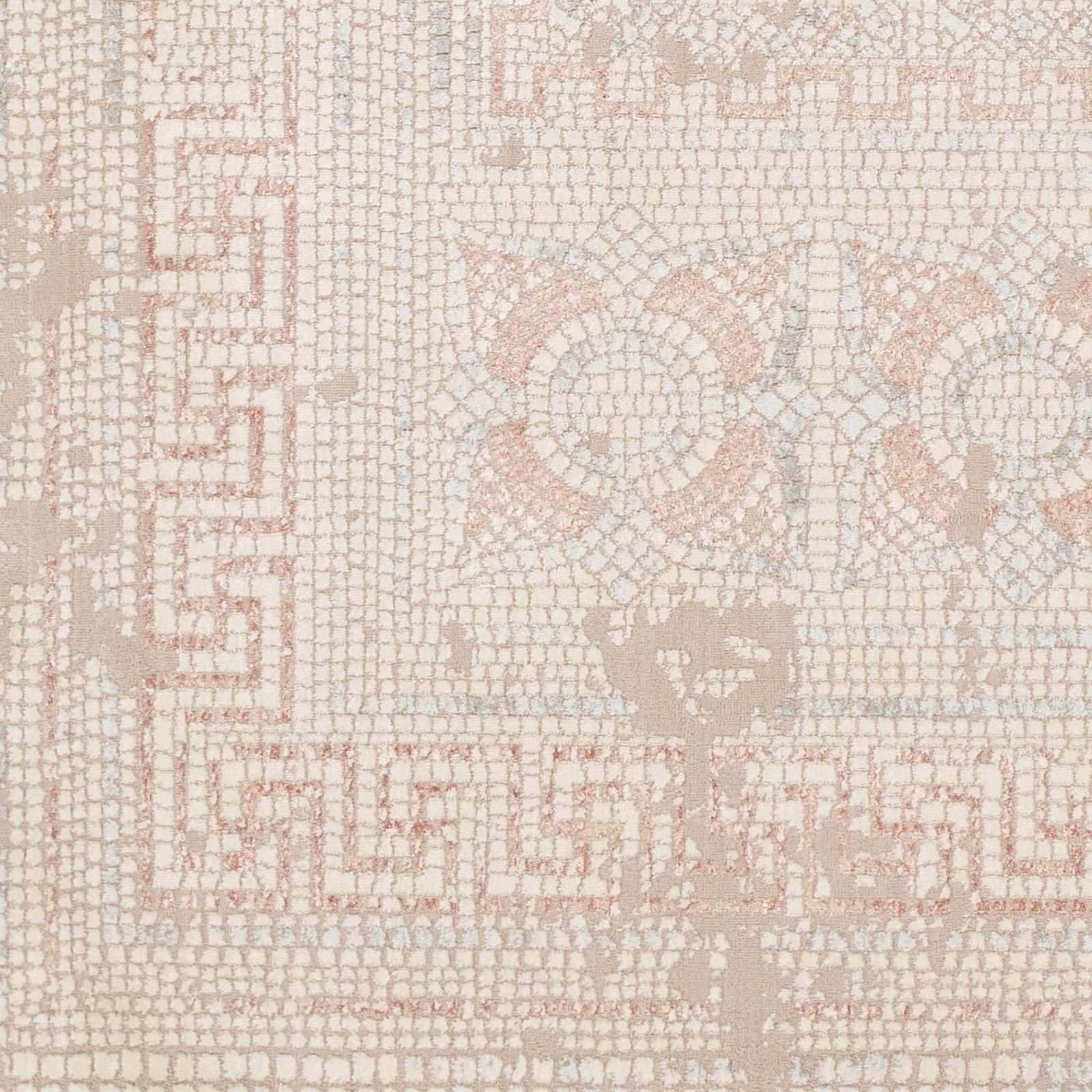 Terlingua Blush Greek Mosaic Carpet - Clearance - PRHOMZ