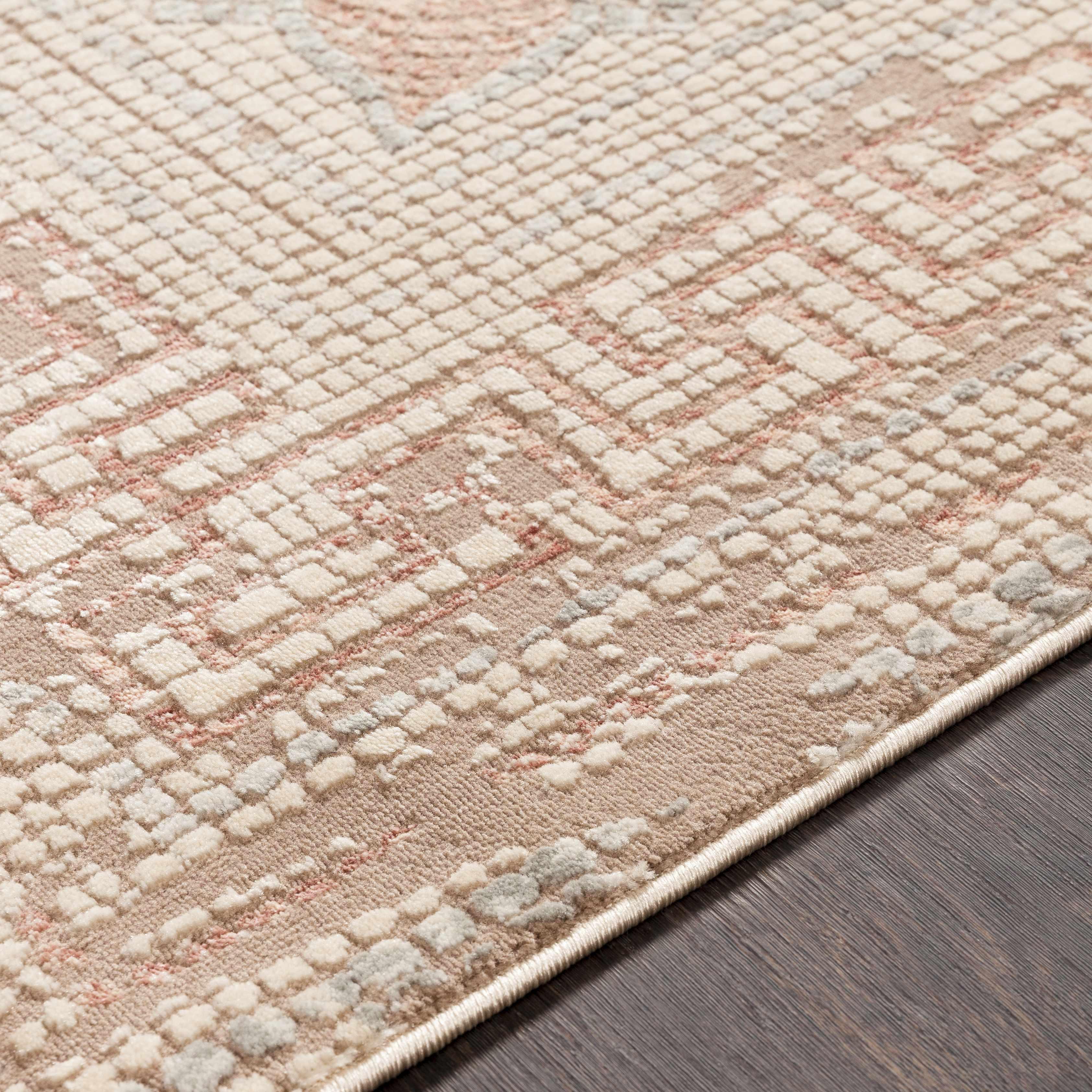 Terlingua Blush Greek Mosaic Carpet - Clearance - PRHOMZ