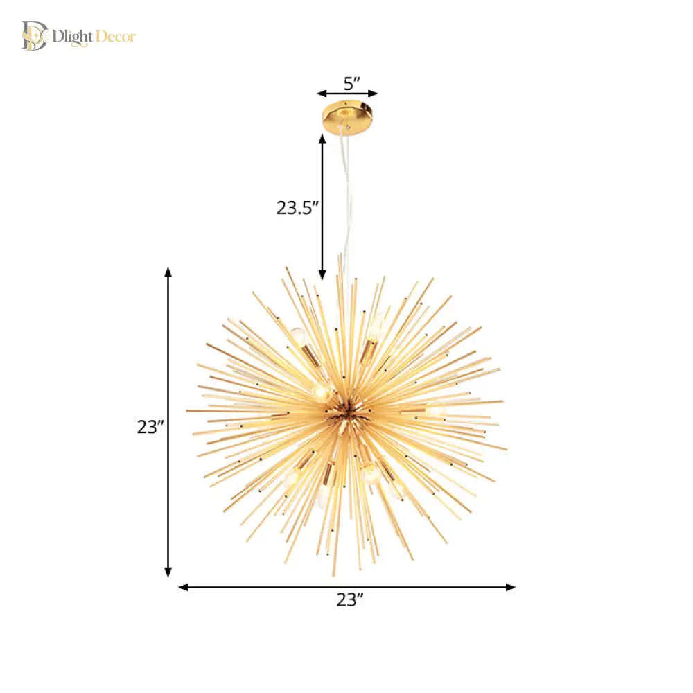 Bathe Modern Starburst Chandelier | Dining Room Lighting