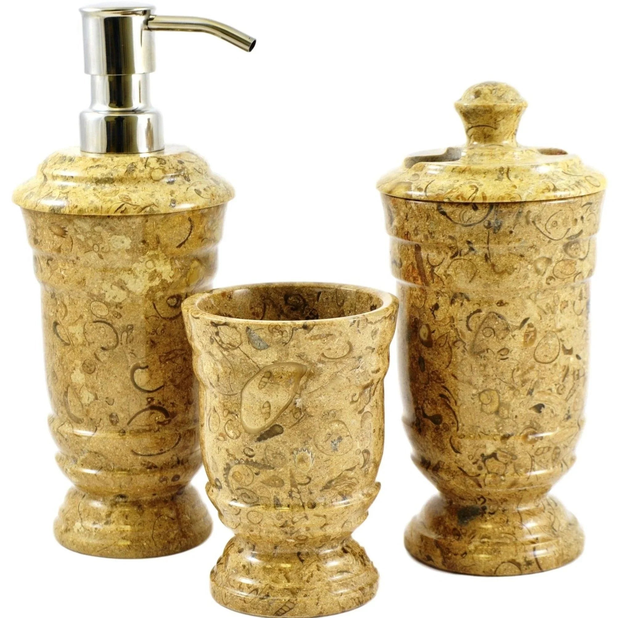 Bathroom Tumbler - Bathroom Accessories of Fossil Stone