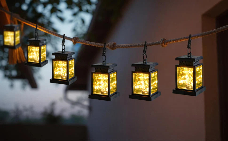 Set of 6 Solar Lantern Lights-0