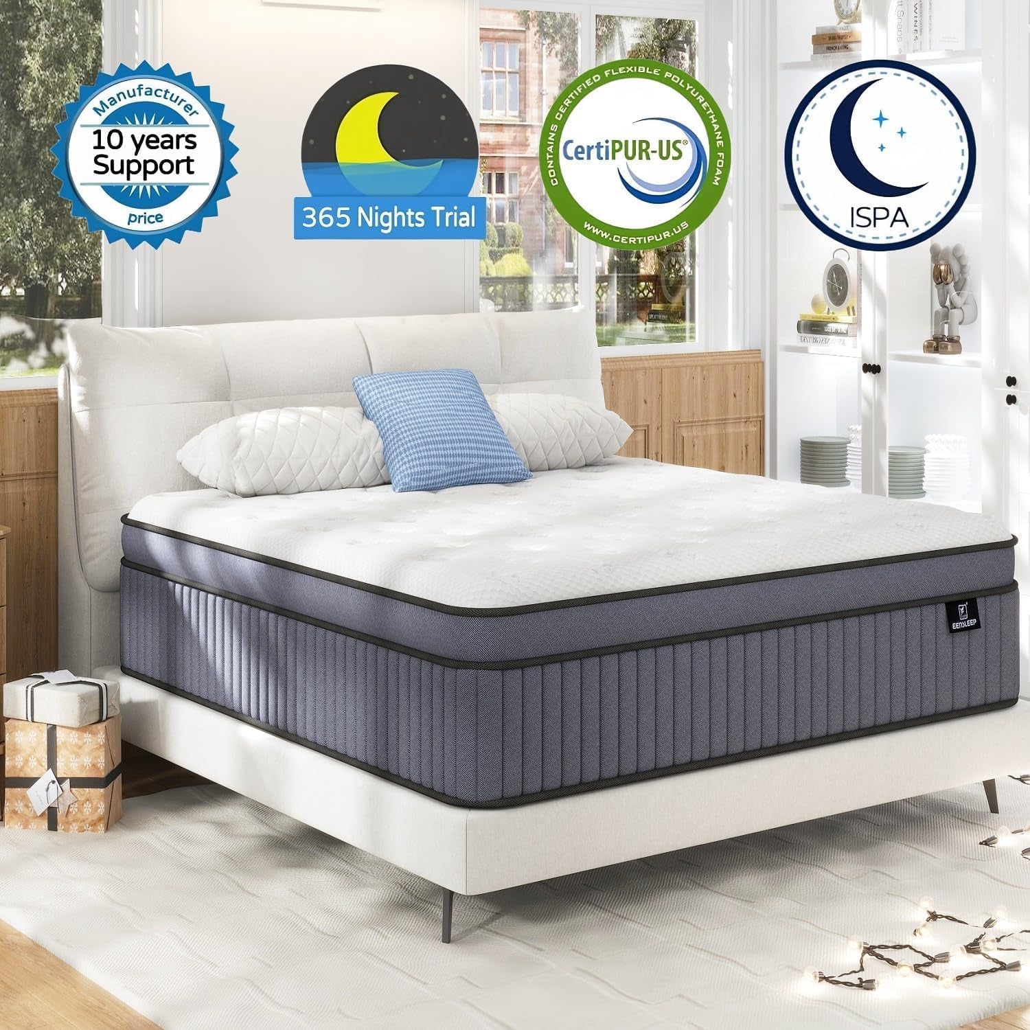 12 Inch Hybrid Memory Foam Pocket Spring Support Mattress