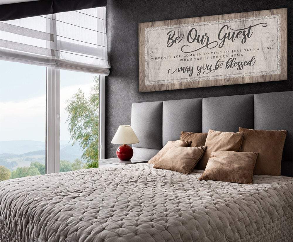 Be Our Guest May You Be Blessed - Canvas