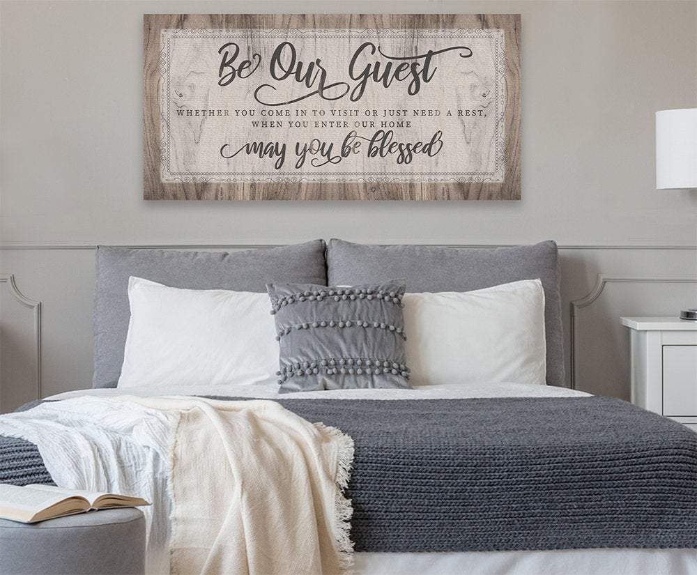 Be Our Guest May You Be Blessed - Canvas