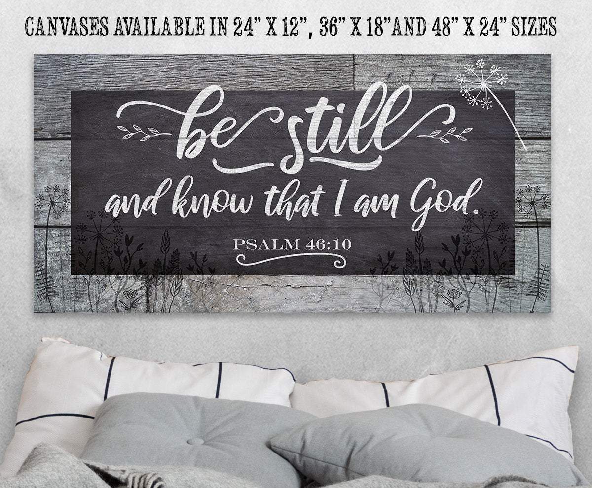 Be Still And Know - Canvas
