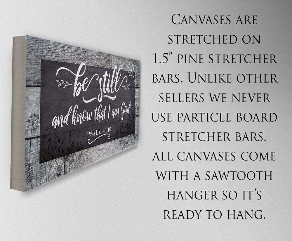 Be Still And Know - Canvas
