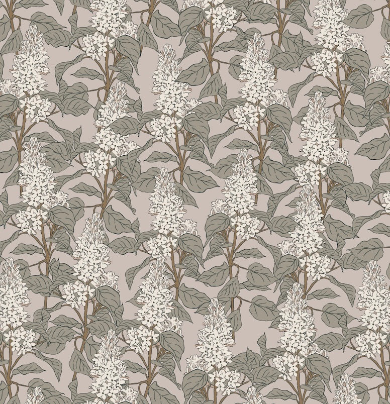 Lilac Wallpaper by Brittany Polatis Design