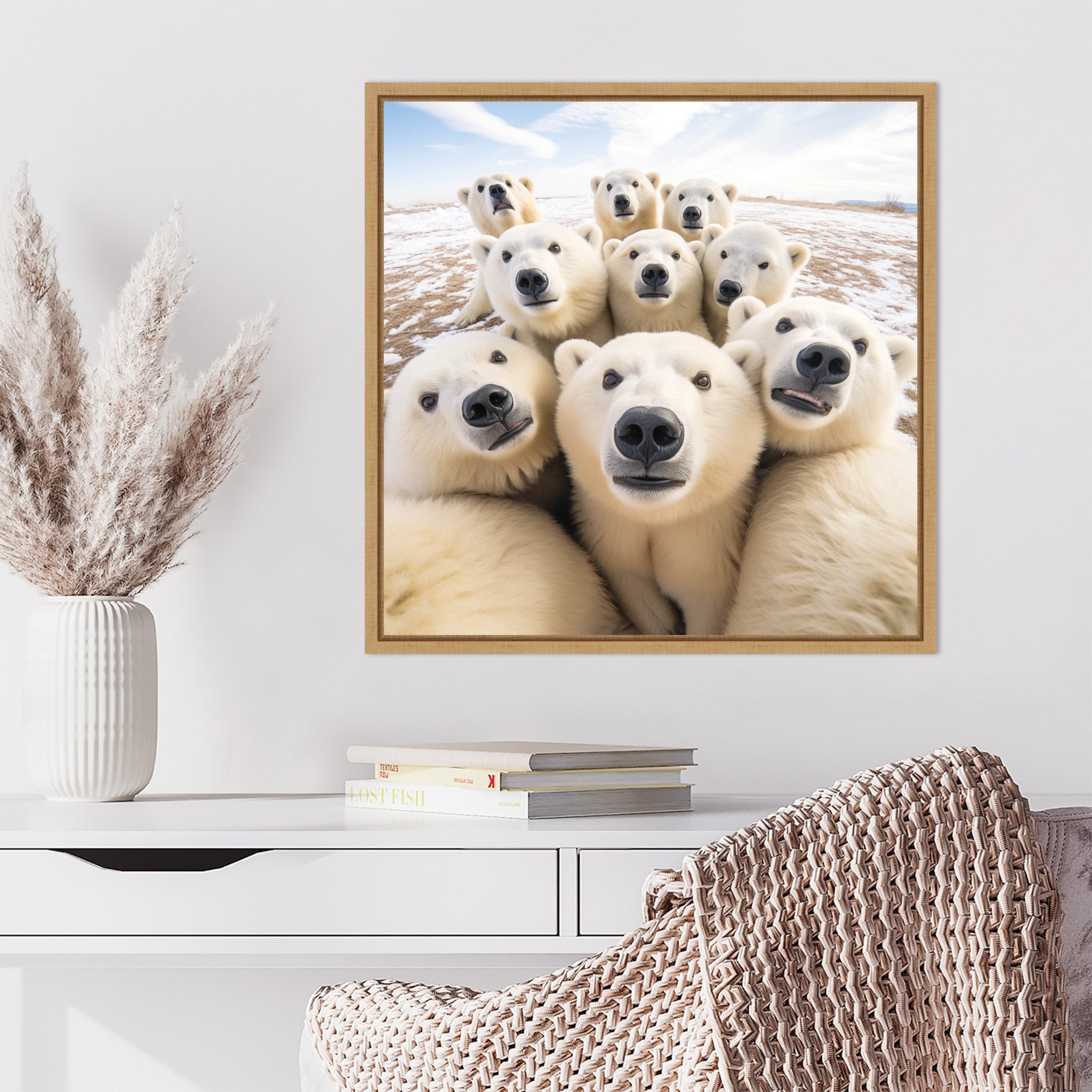 Funny Polar Bear Selfie by The Creative Bunch Studio