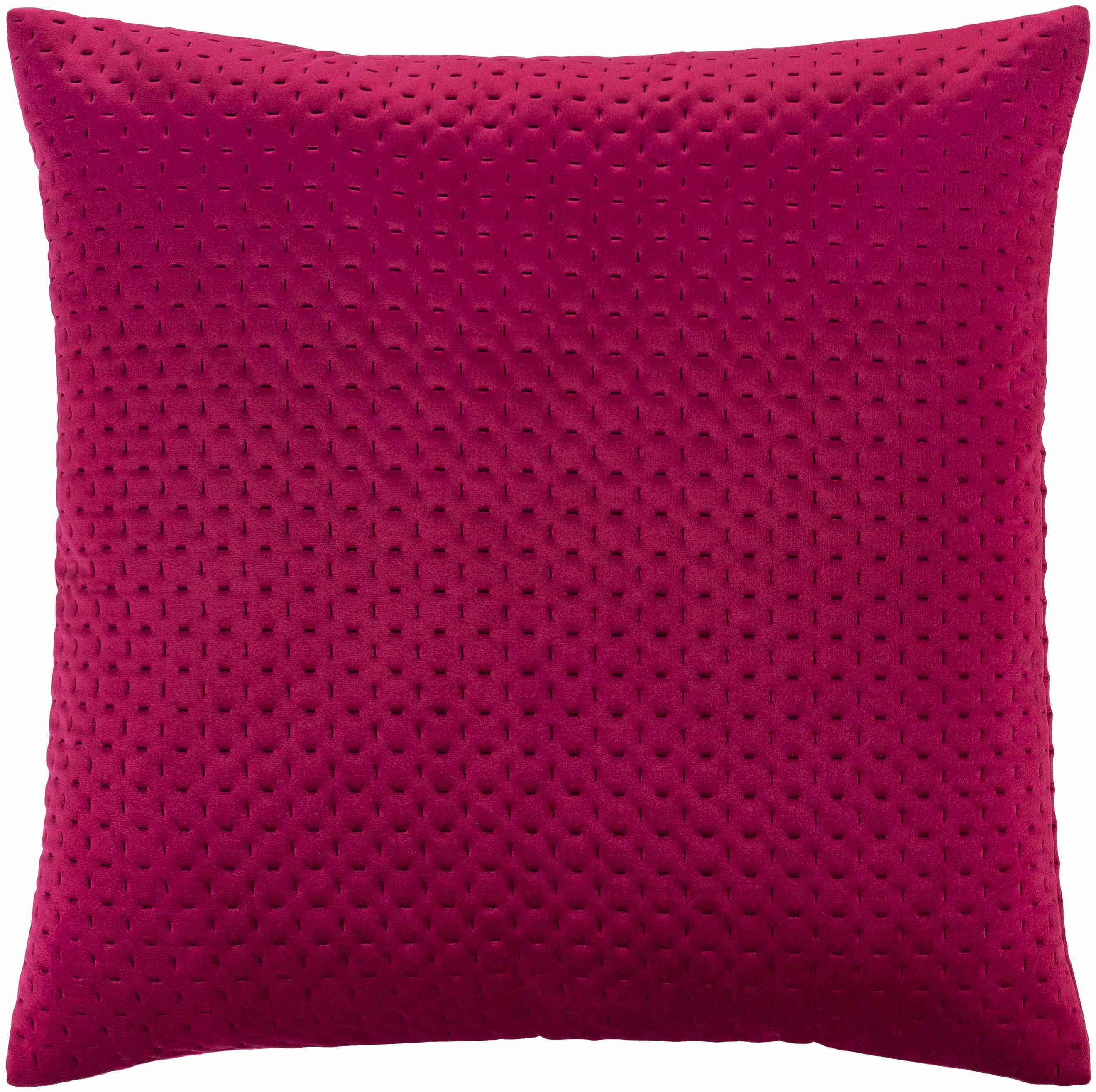 Bitely Magenta Textured Square Accent Pillow - Clearance - PRHOMZ