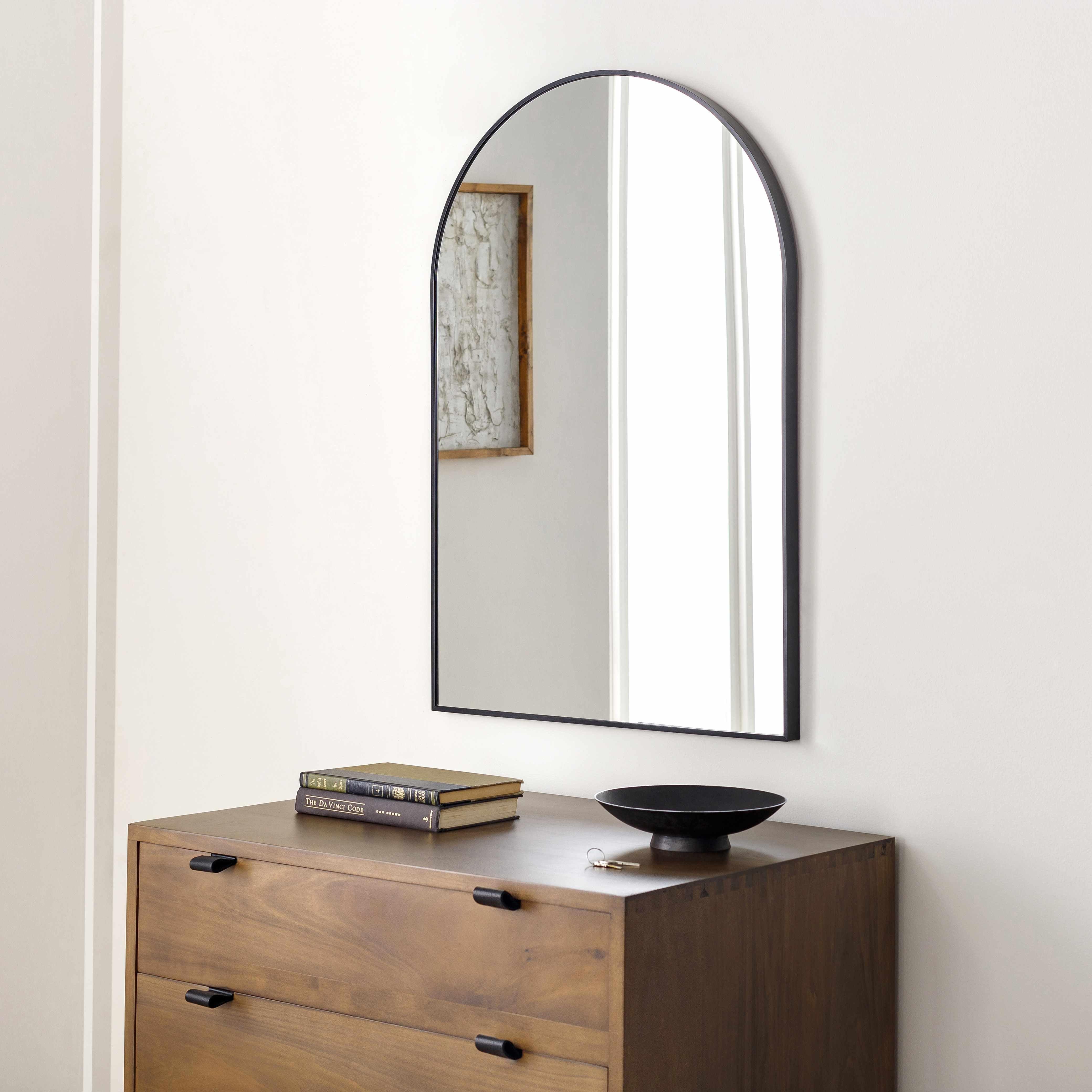Brembilla Black Frame Mirror - PRHOMZ