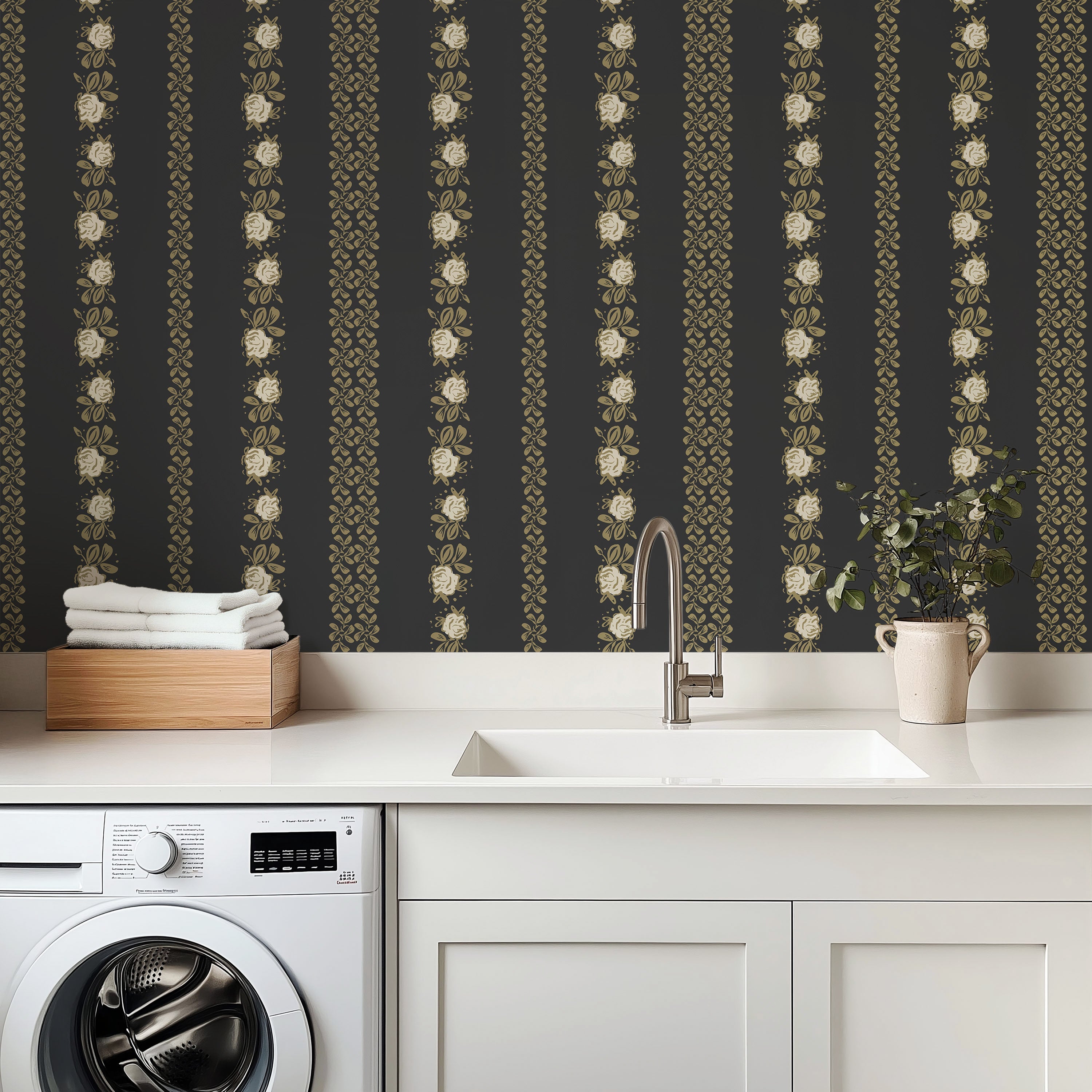 Evanthe Wallpaper by WabiSabi Pattern Studio