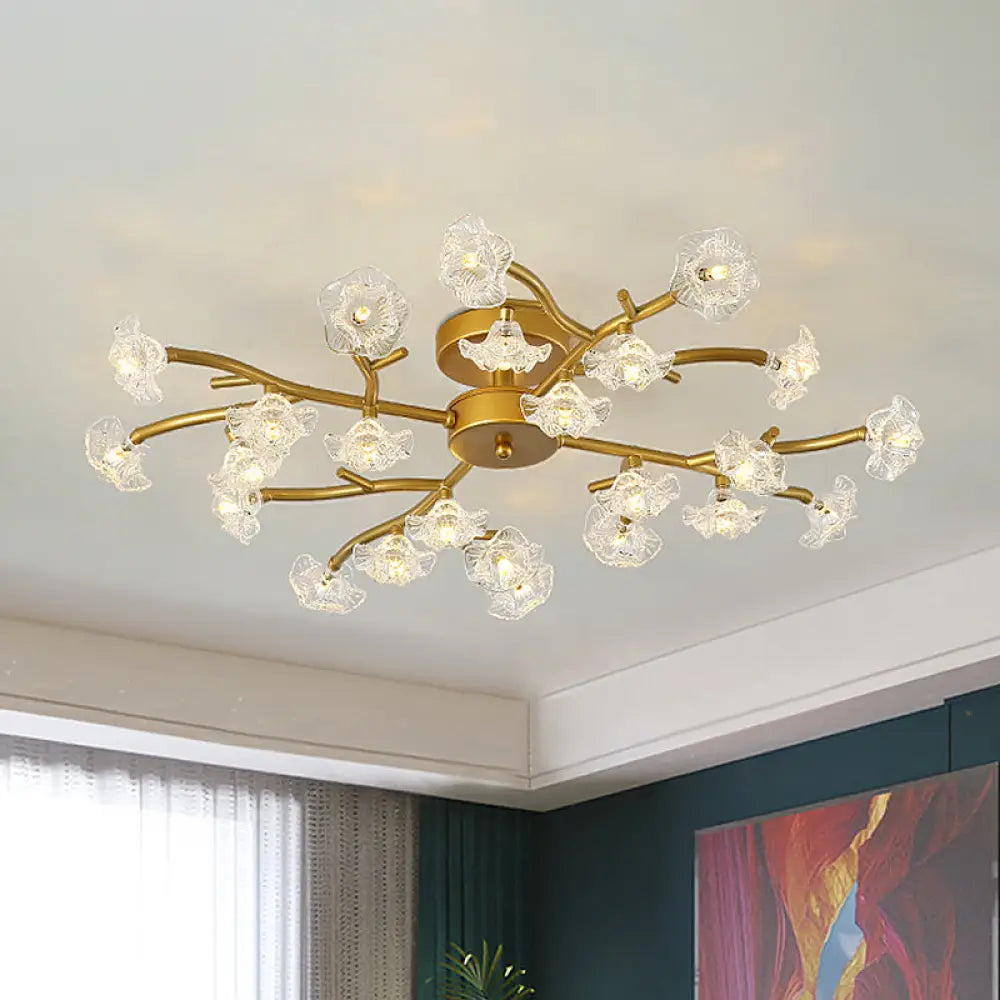 Blossoming Flush Mount Light | Modern Interior Lighting