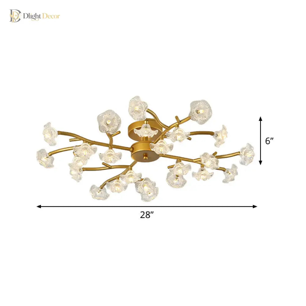 Blossoming Flush Mount Light | Modern Interior Lighting