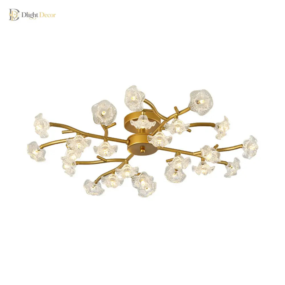 Blossoming Flush Mount Light | Modern Interior Lighting