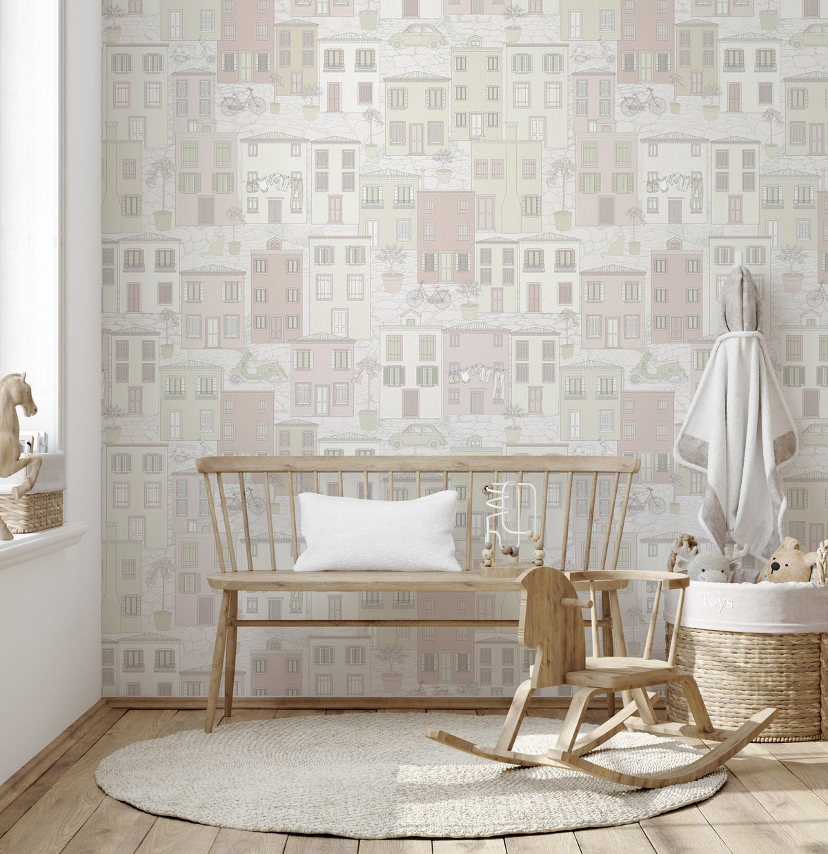 Amalfi Wallpaper by Margaret Clavell