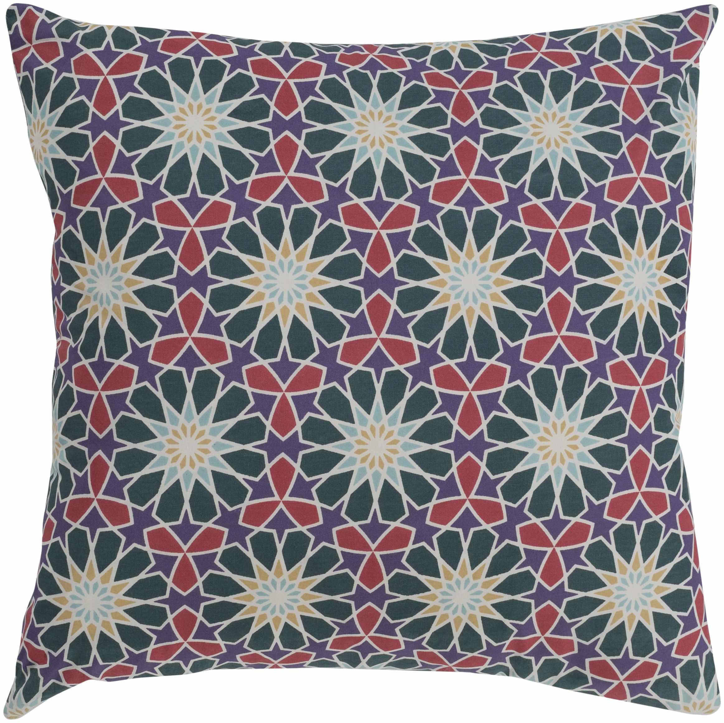 Bangall Mosaic Floral Pattern Throw Pillow - Clearance - PRHOMZ