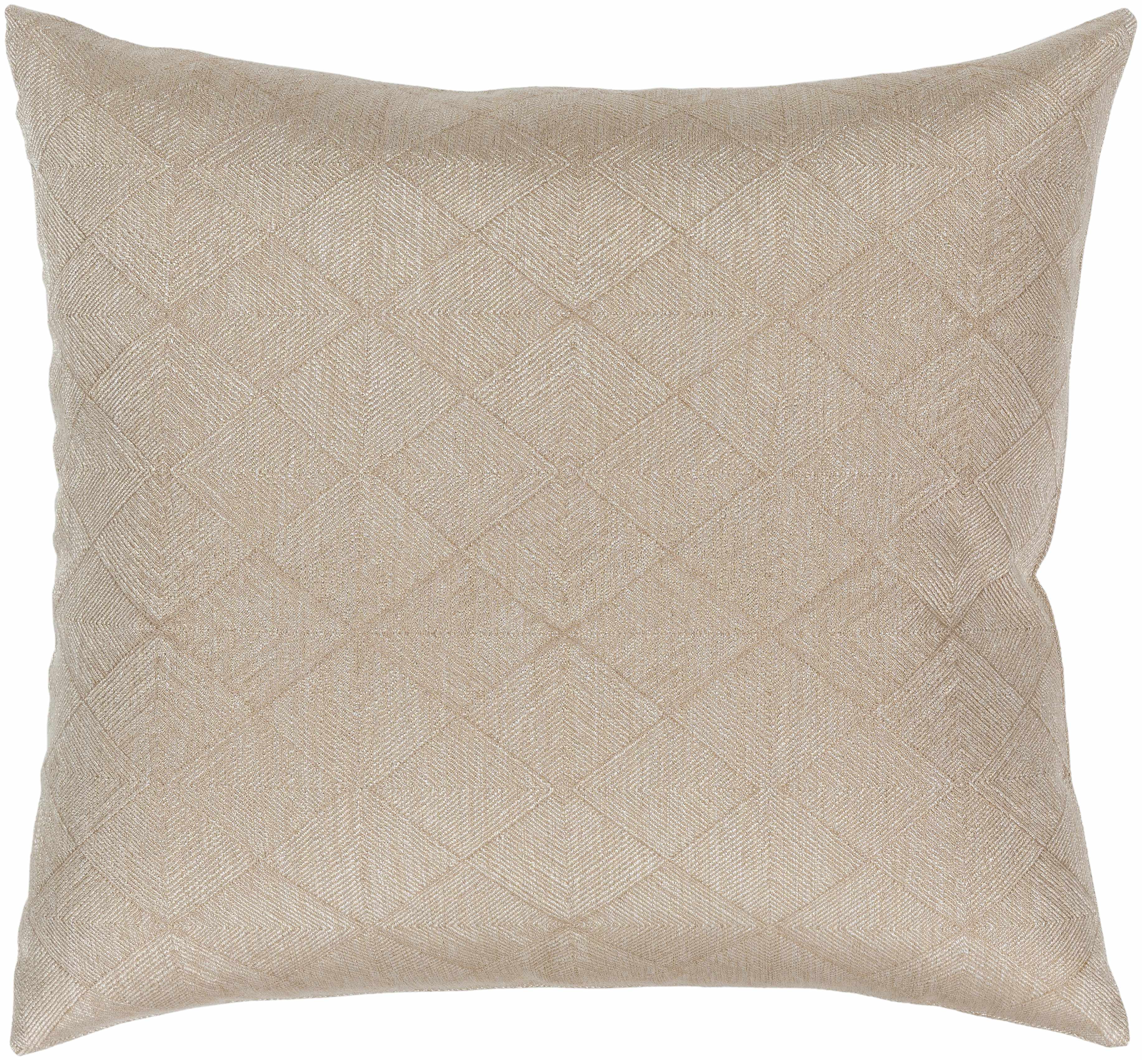 Bonaire Tan Diamond Pattern Pillow - Clearance-0