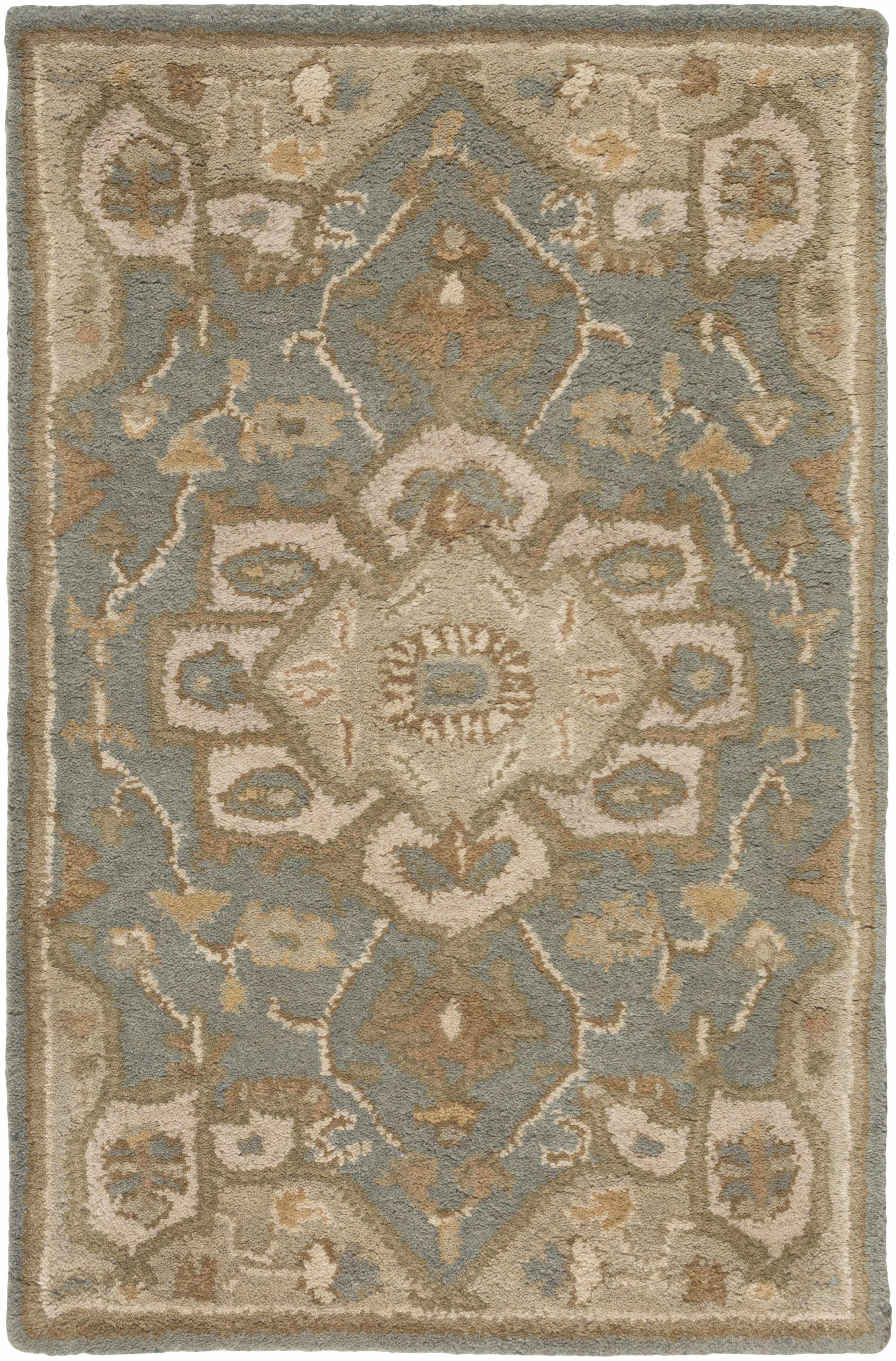 Broomfield Gray 1144 Wool Area Rug - PRHOMZ
