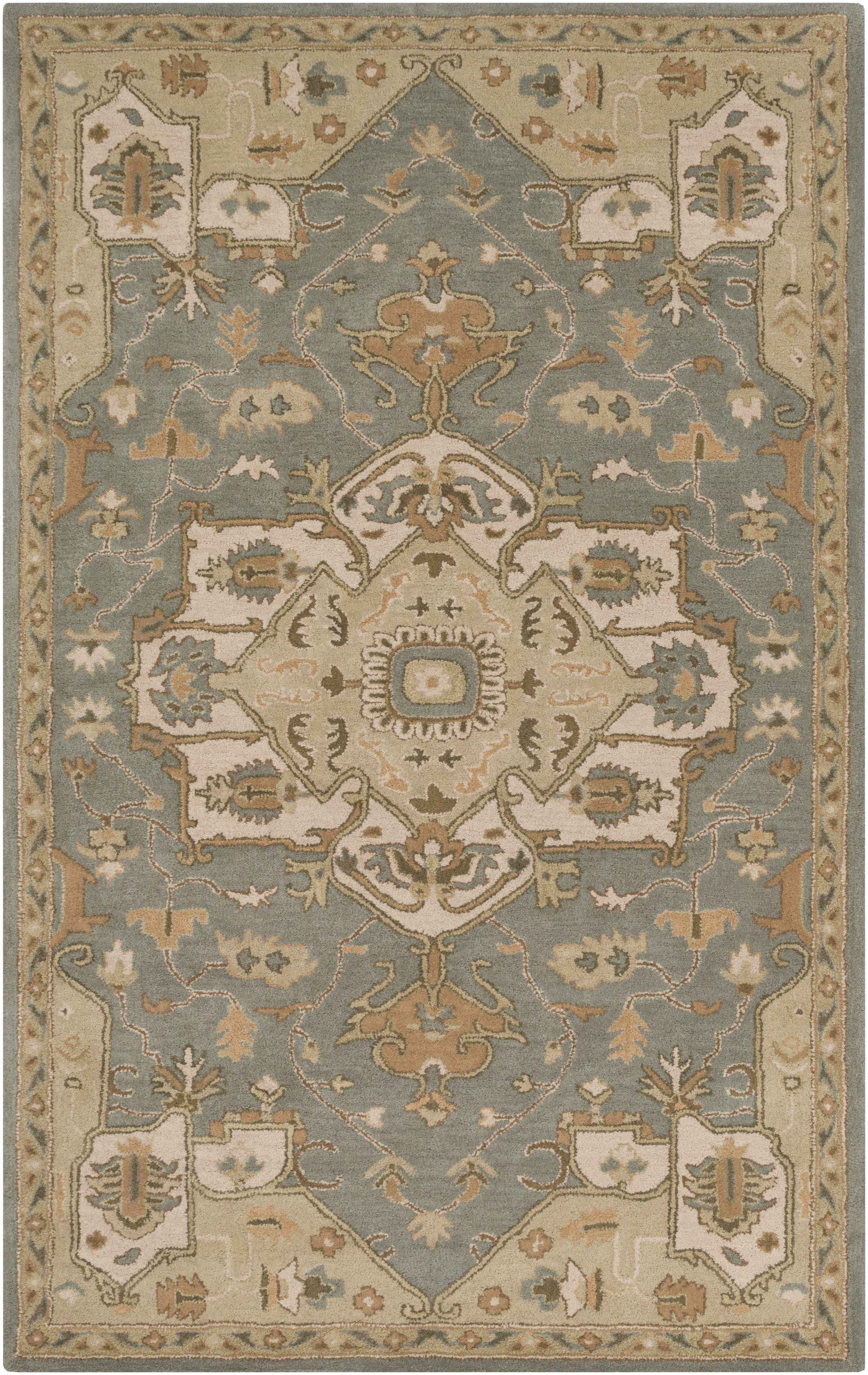 Broomfield Gray 1144 Wool Area Rug - PRHOMZ