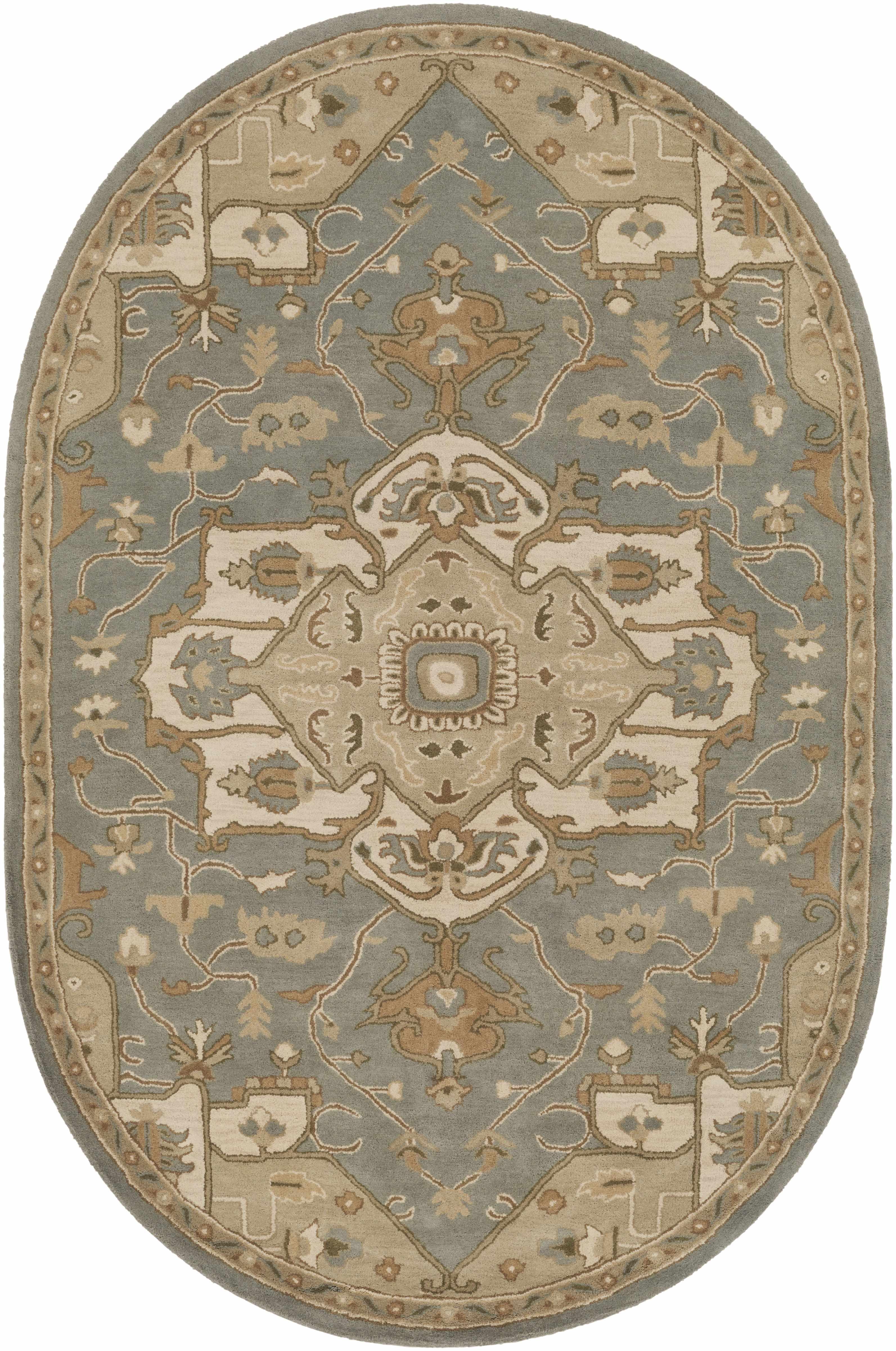 Broomfield Gray 1144 Wool Area Rug - PRHOMZ