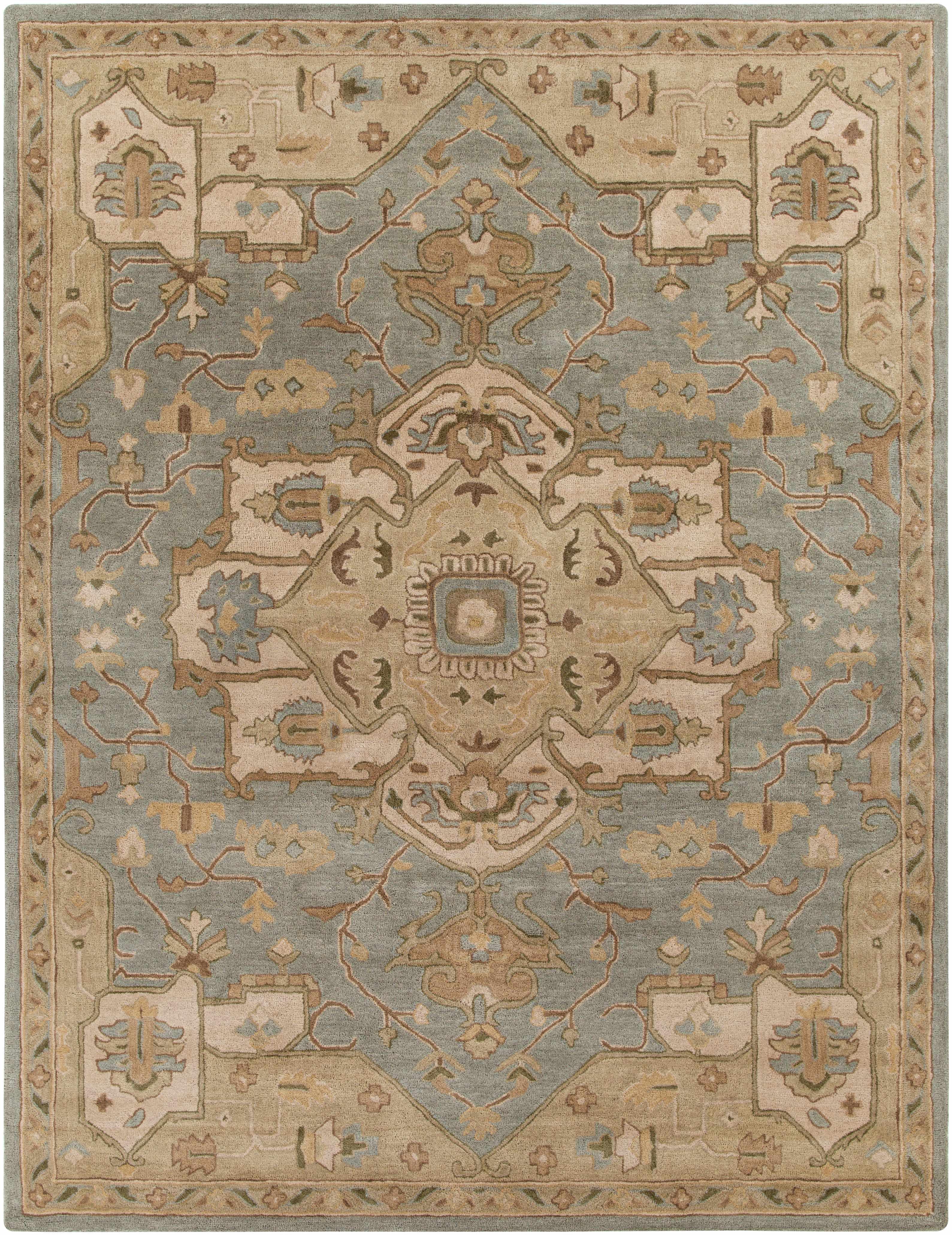 Broomfield Gray 1144 Wool Area Rug - PRHOMZ