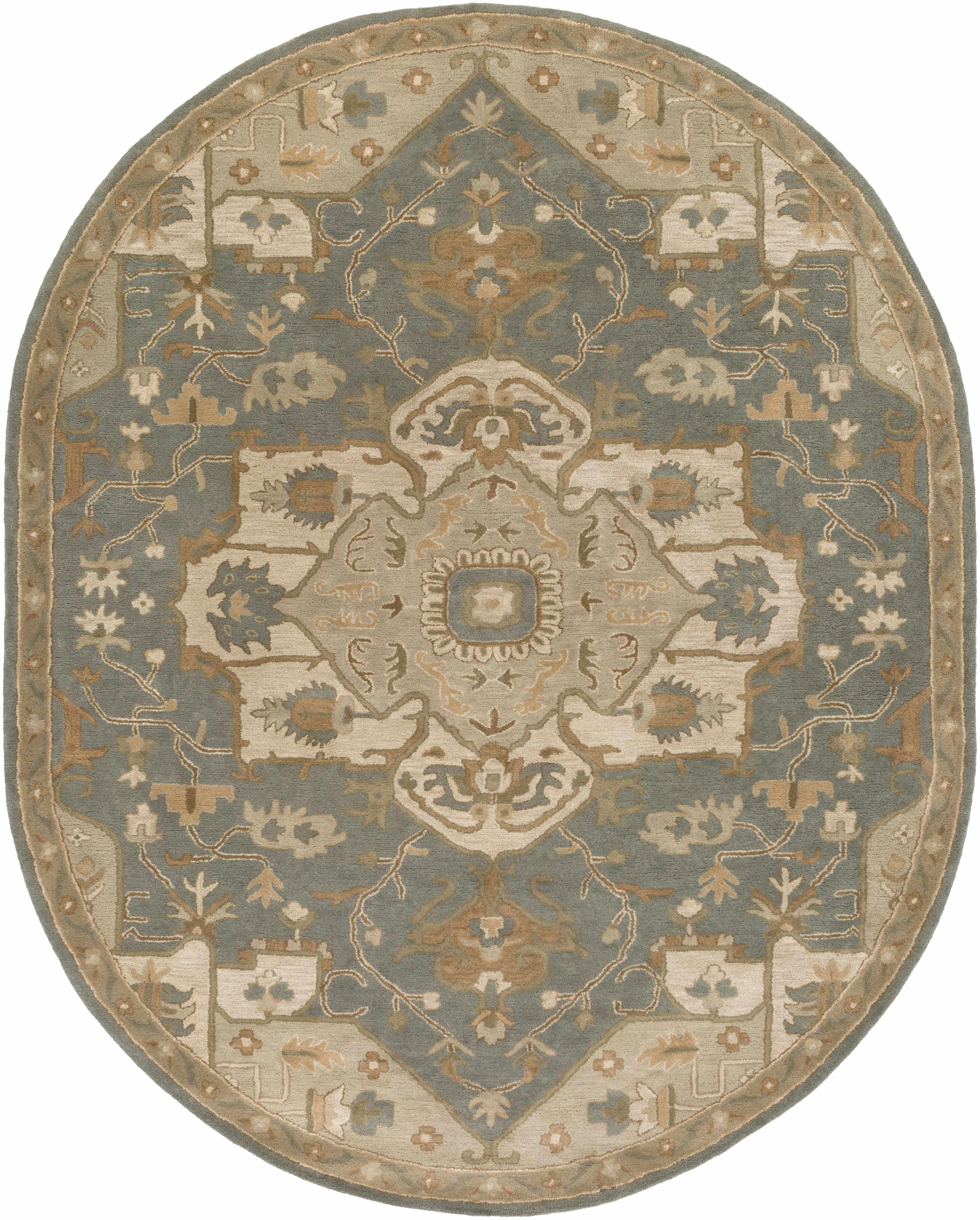 Broomfield Gray 1144 Wool Area Rug - PRHOMZ