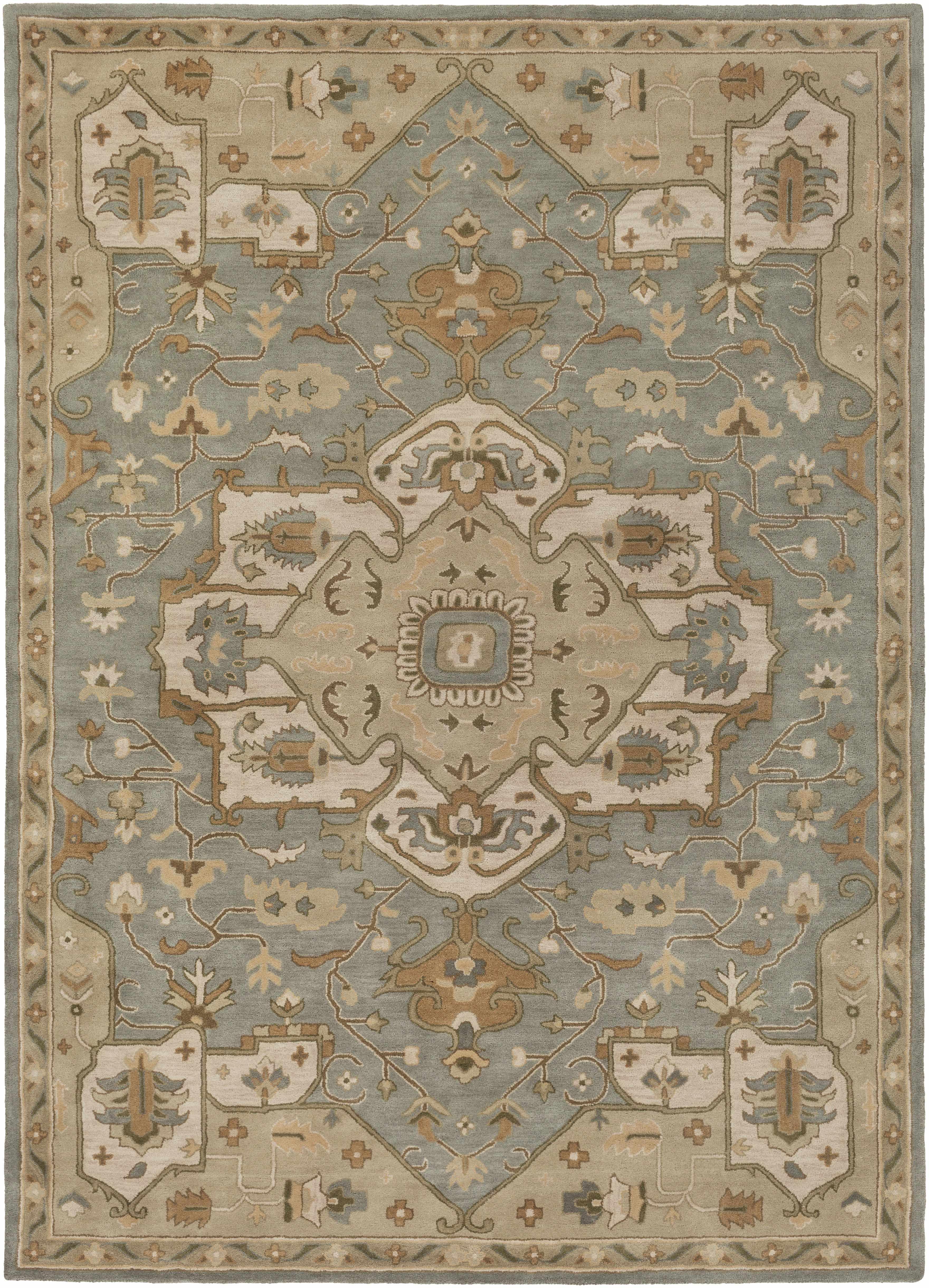 Broomfield Gray 1144 Wool Area Rug - PRHOMZ