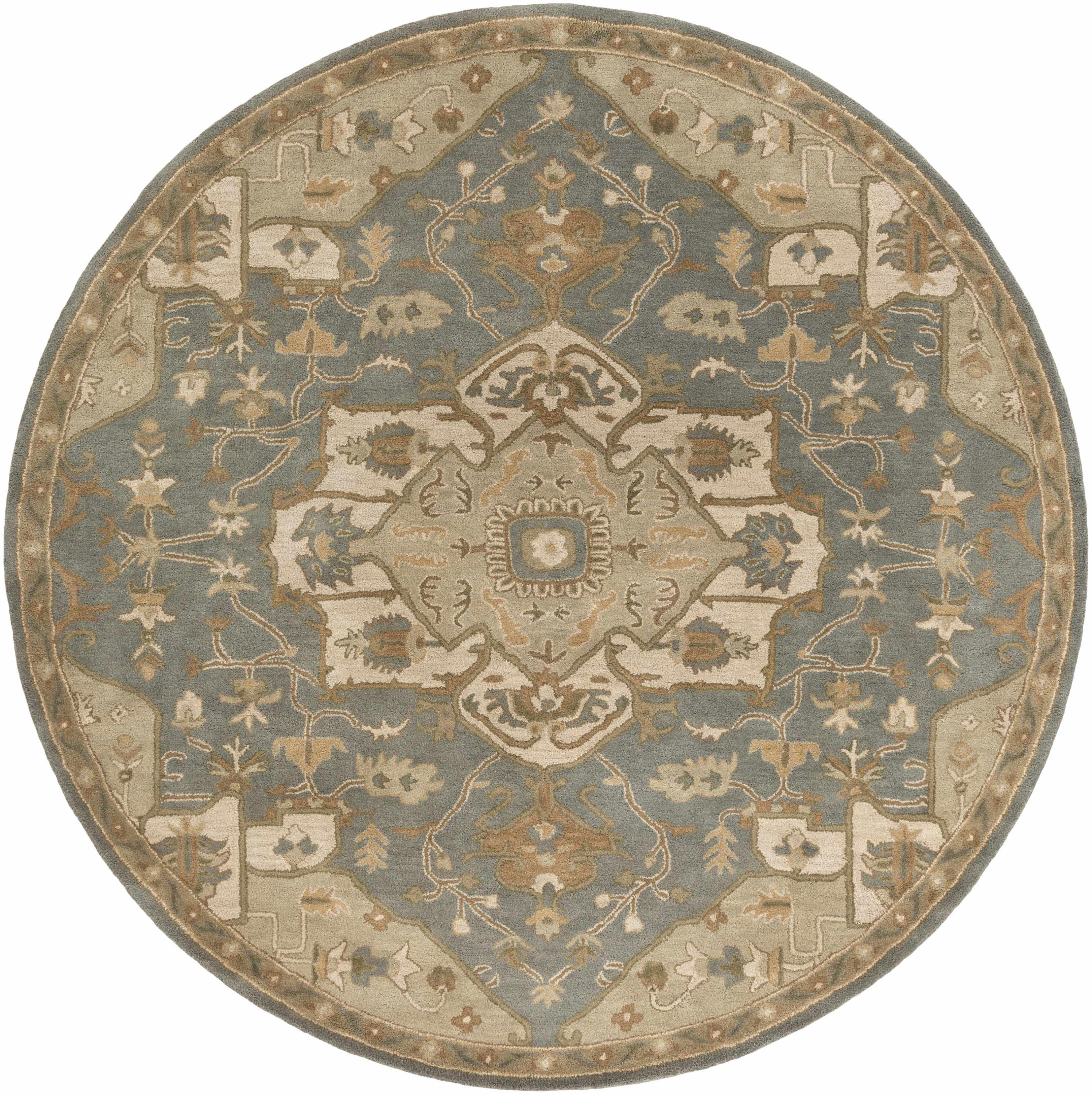 Broomfield Gray 1144 Wool Area Rug - PRHOMZ