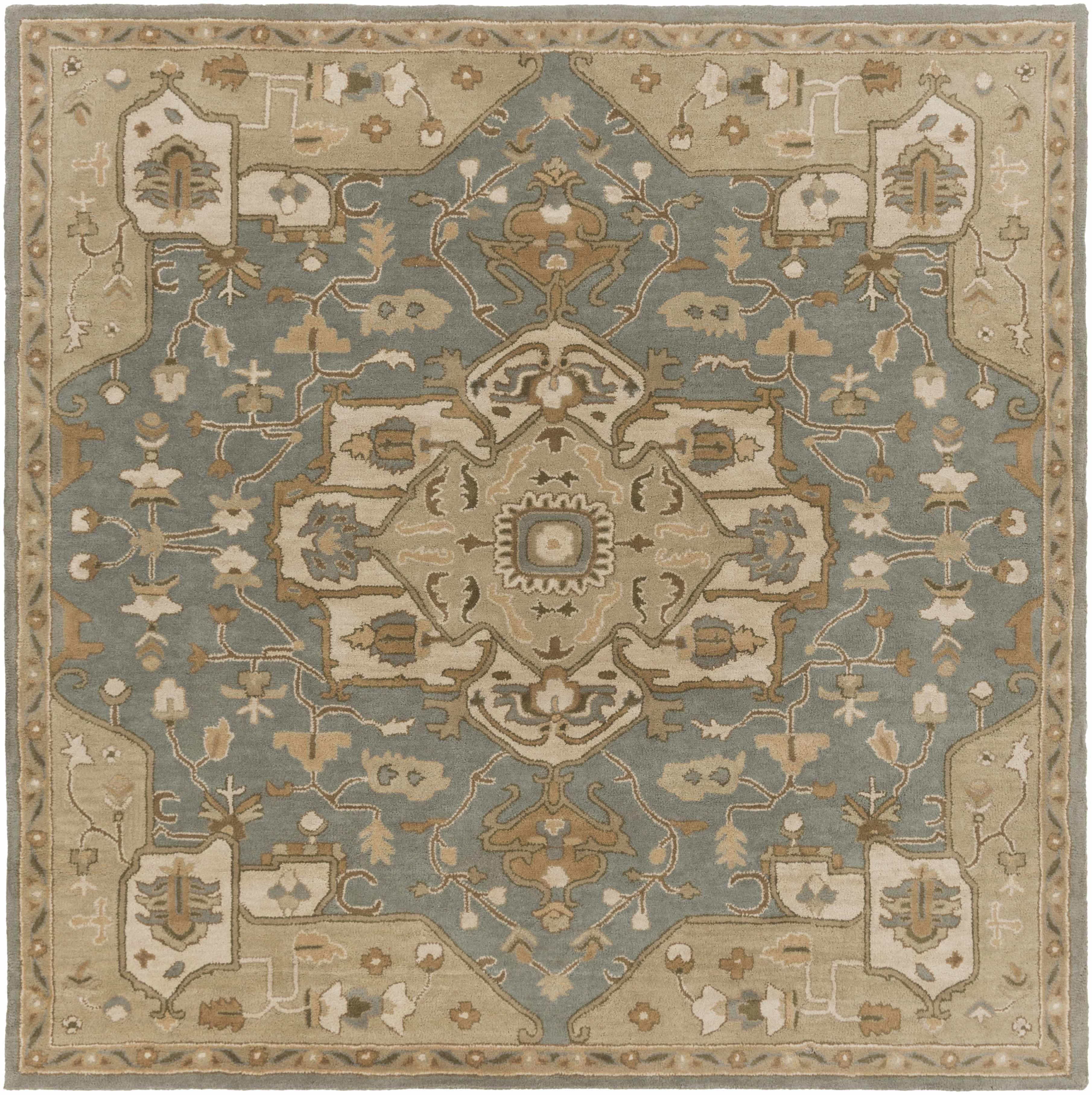 Broomfield Gray 1144 Wool Area Rug - PRHOMZ