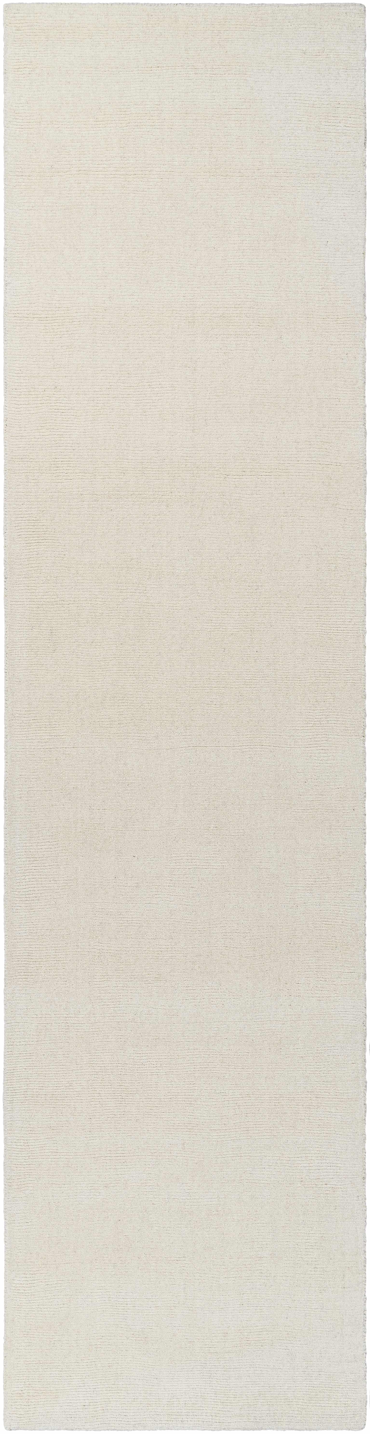 Brockton Solid Wool Light Beige Area Rug - PRHOMZ
