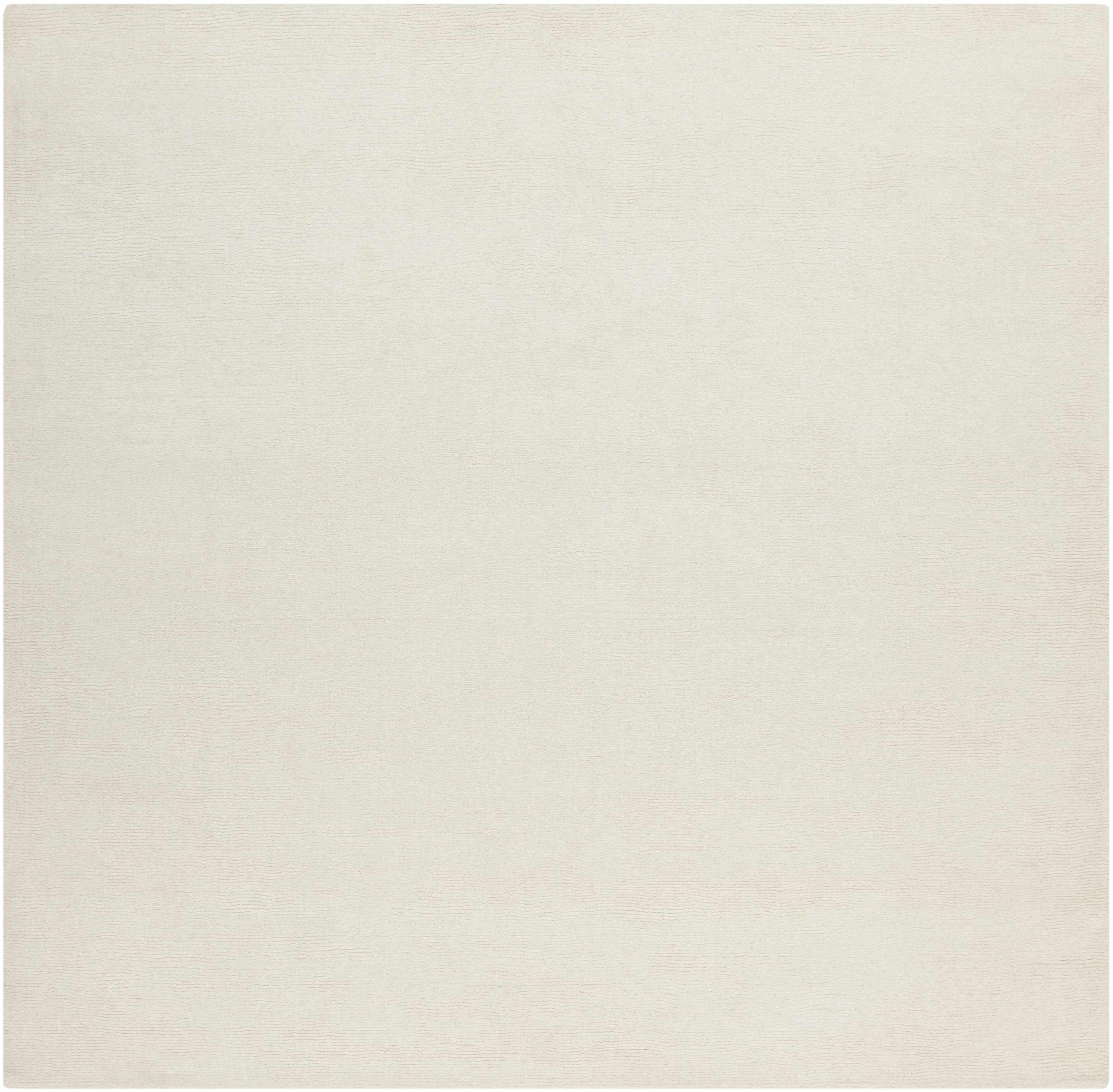 Brockton Solid Wool Light Beige Area Rug - PRHOMZ