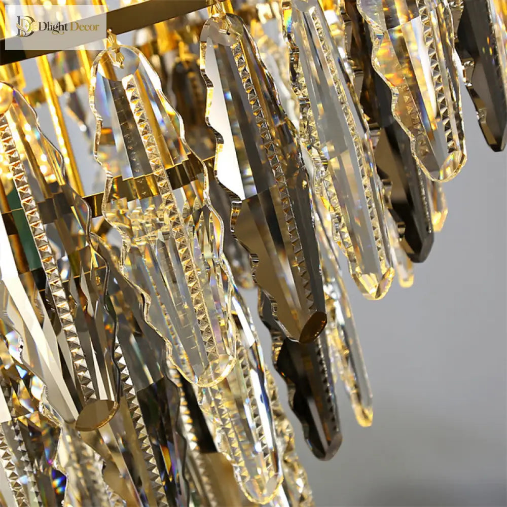 Brynlee Crystal Chandelier | Modern Dining Room Lighting