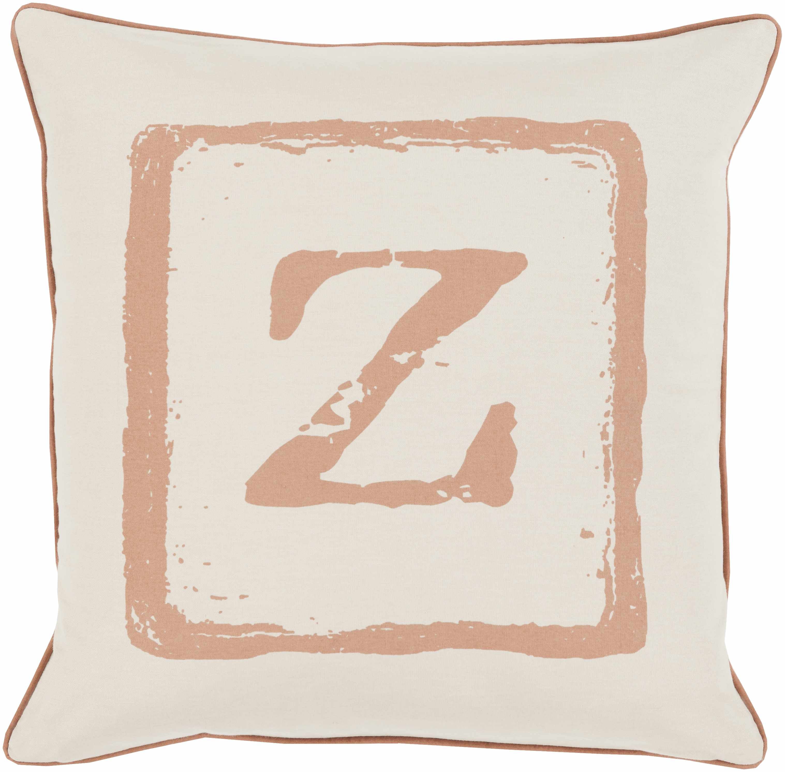 Bugbrooke Letter Z Throw Pillow - Clearance-0