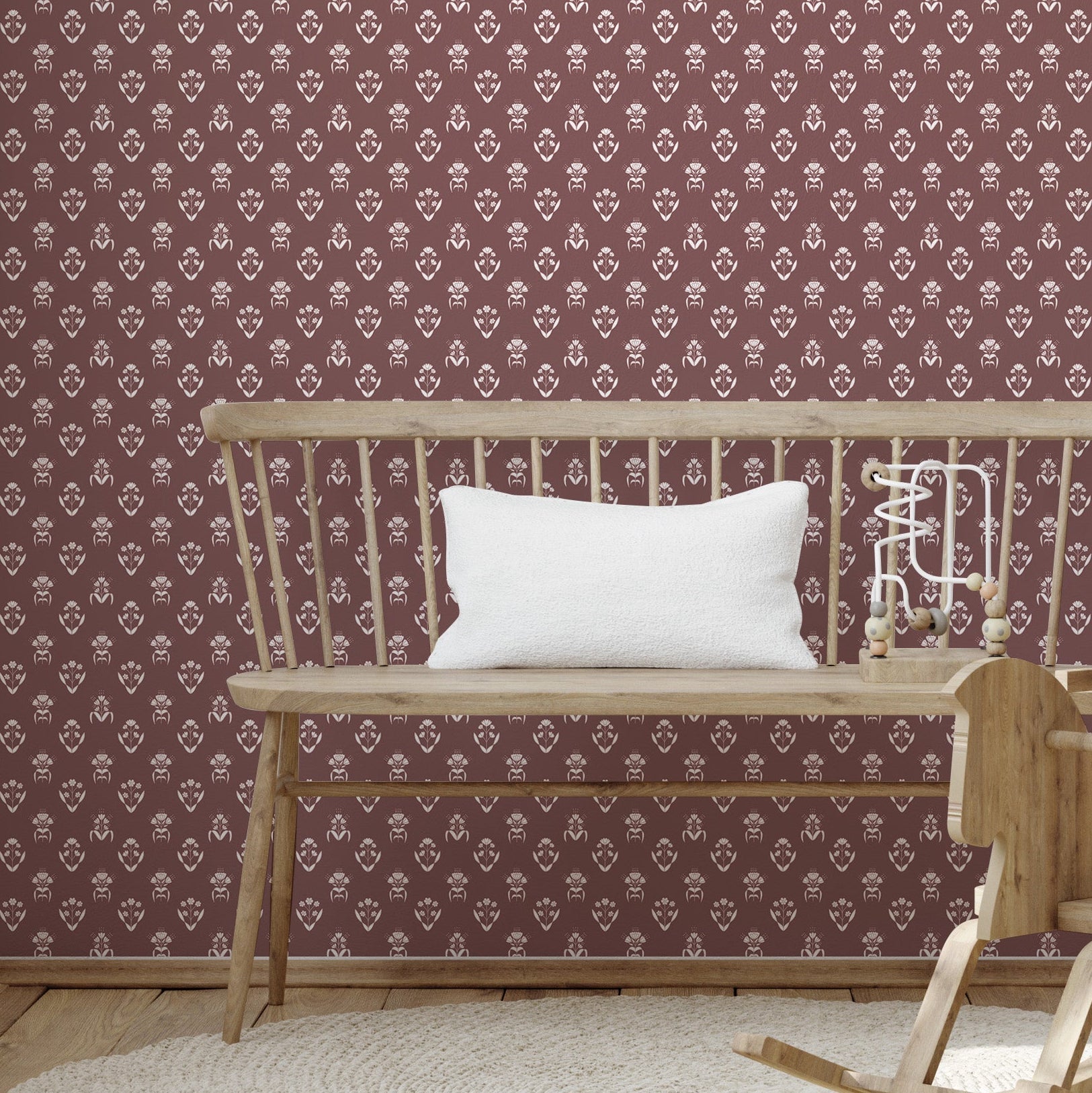 Laina Wallpaper by Quirky Paisley Designs