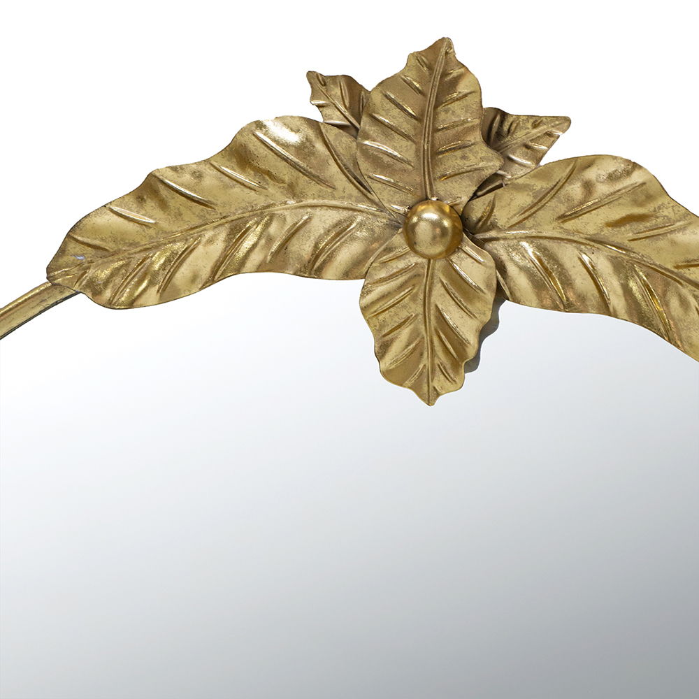 Large Round Wall Mirror With Metal Frame Circle Accent Mirror For Living Room Bedroom Entryway - Gold