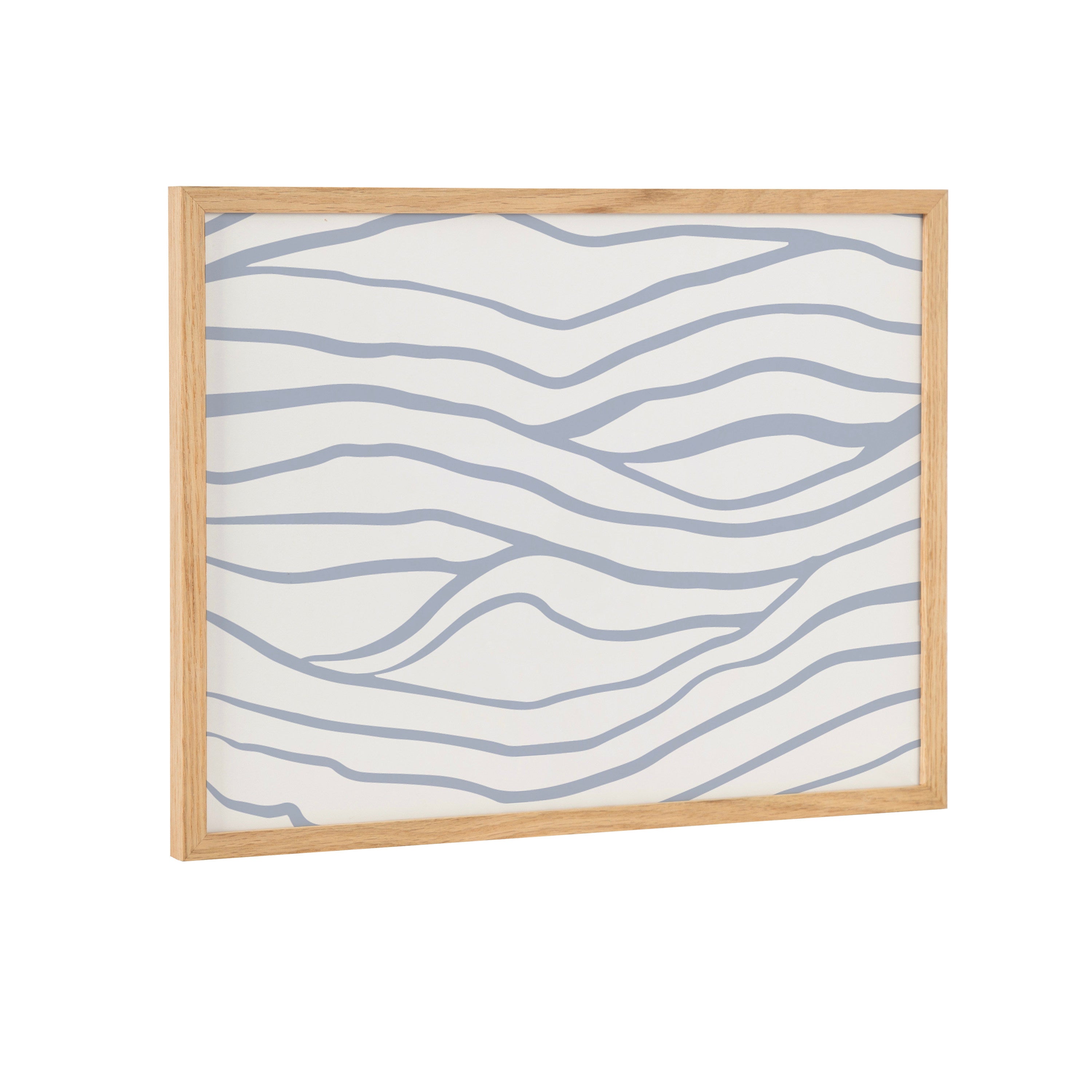 Gallery Simple Elegant Coastal Waves Print by The Creative Bunch Studio