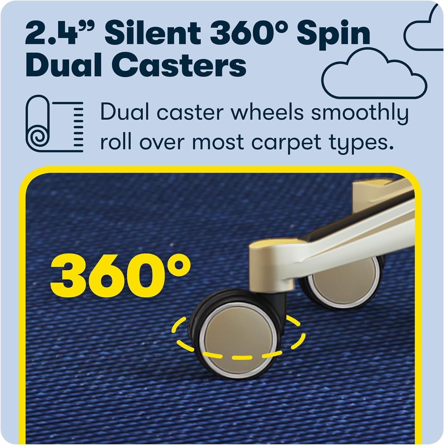 Claremont Ergonomic Office Chair Lumbar Support Chestnut