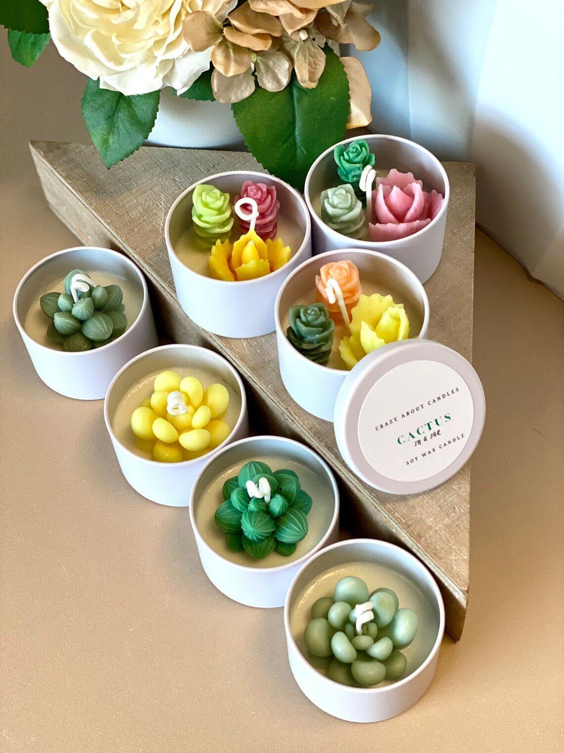 Cactus Jar Candle | Handmade Aroma Bliss