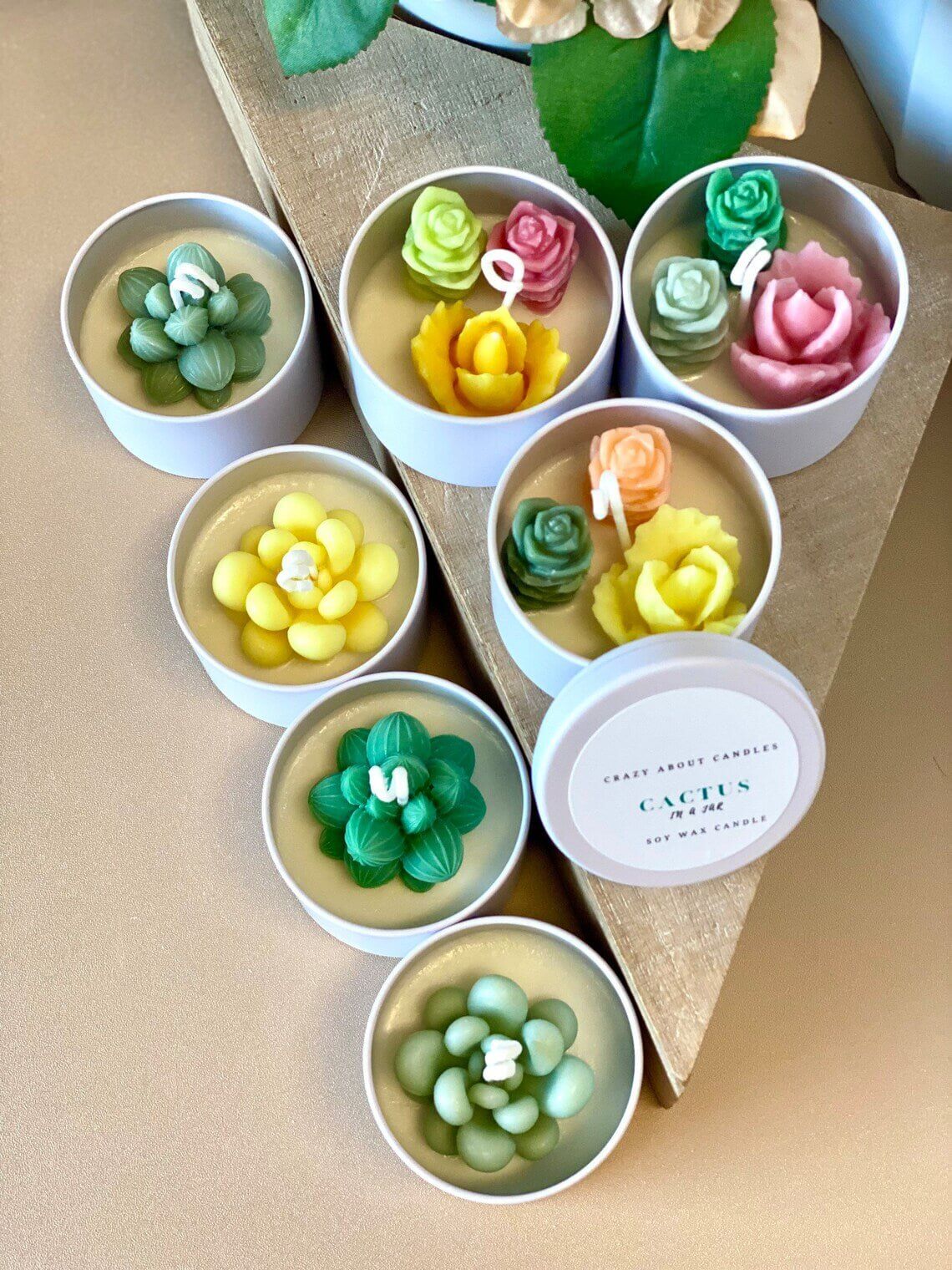 Cactus Jar Candle | Handmade Aroma Bliss