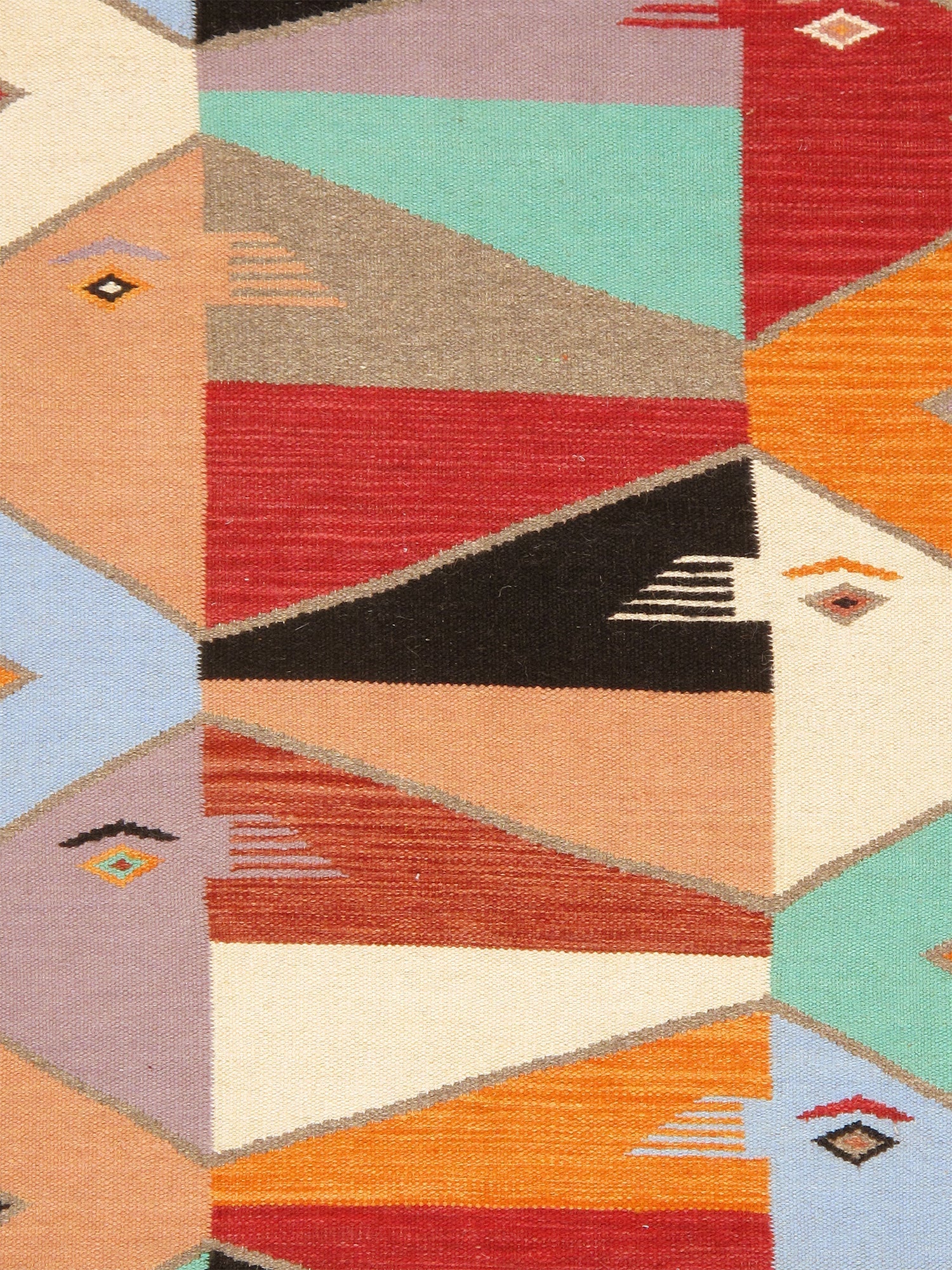 Canvello Tuscany Reversible Wool Mocha Area Rug- 3'2'' X 5'-1