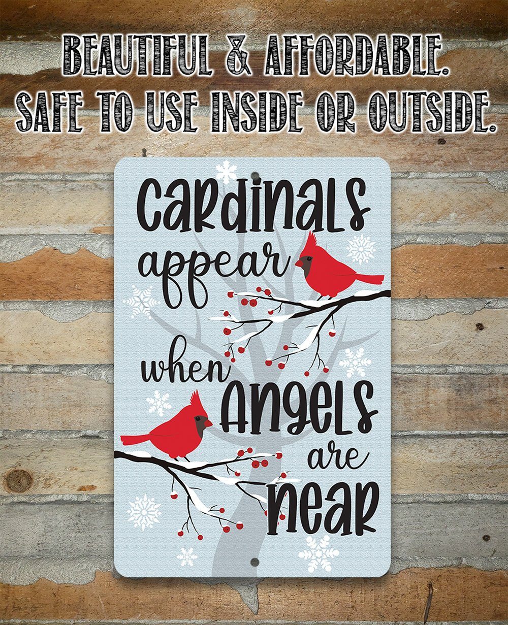 Cardinals Appear - Metal Sign
