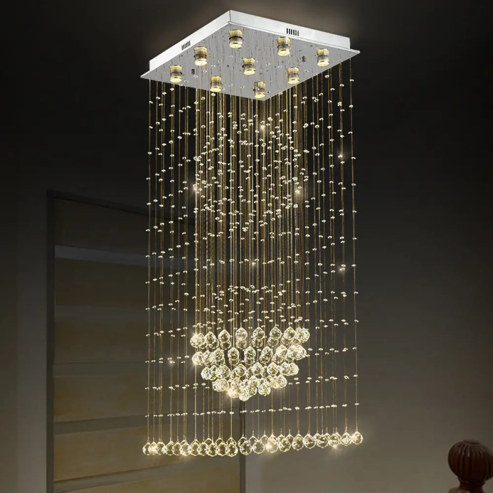 Cascading Modern Chandelier | Modern Dining Room Lighting