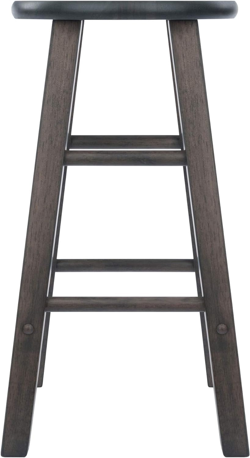 Element 2 Piece 24In Counter Stool Set Oyster Gray