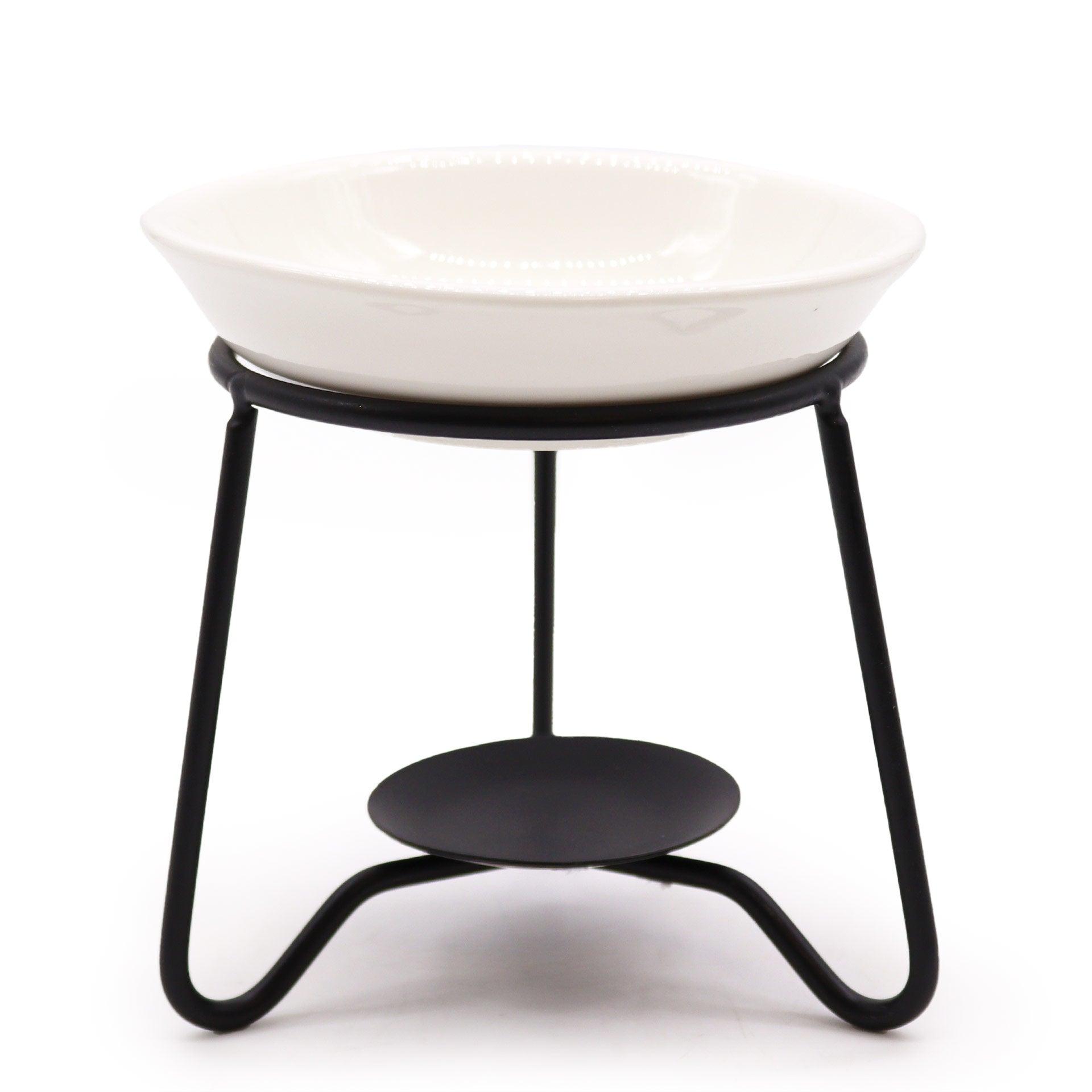 Ceramic & Metal Wax Melt | Oil Burner | Simple Stand - PRHOMZ