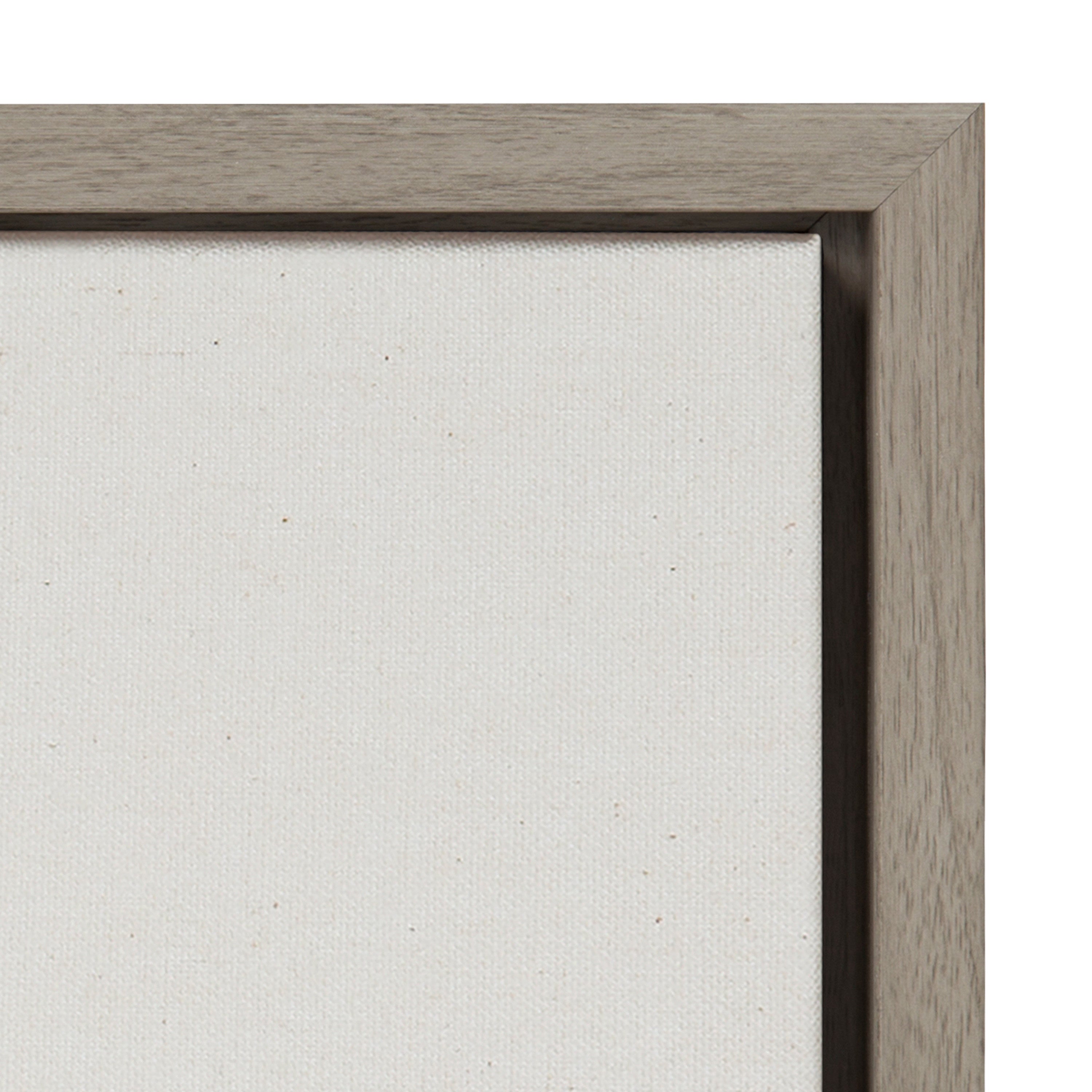 Sylvie Hey Dude Highland Cow Framed Linen Canvas by The Creative Bunch Studio