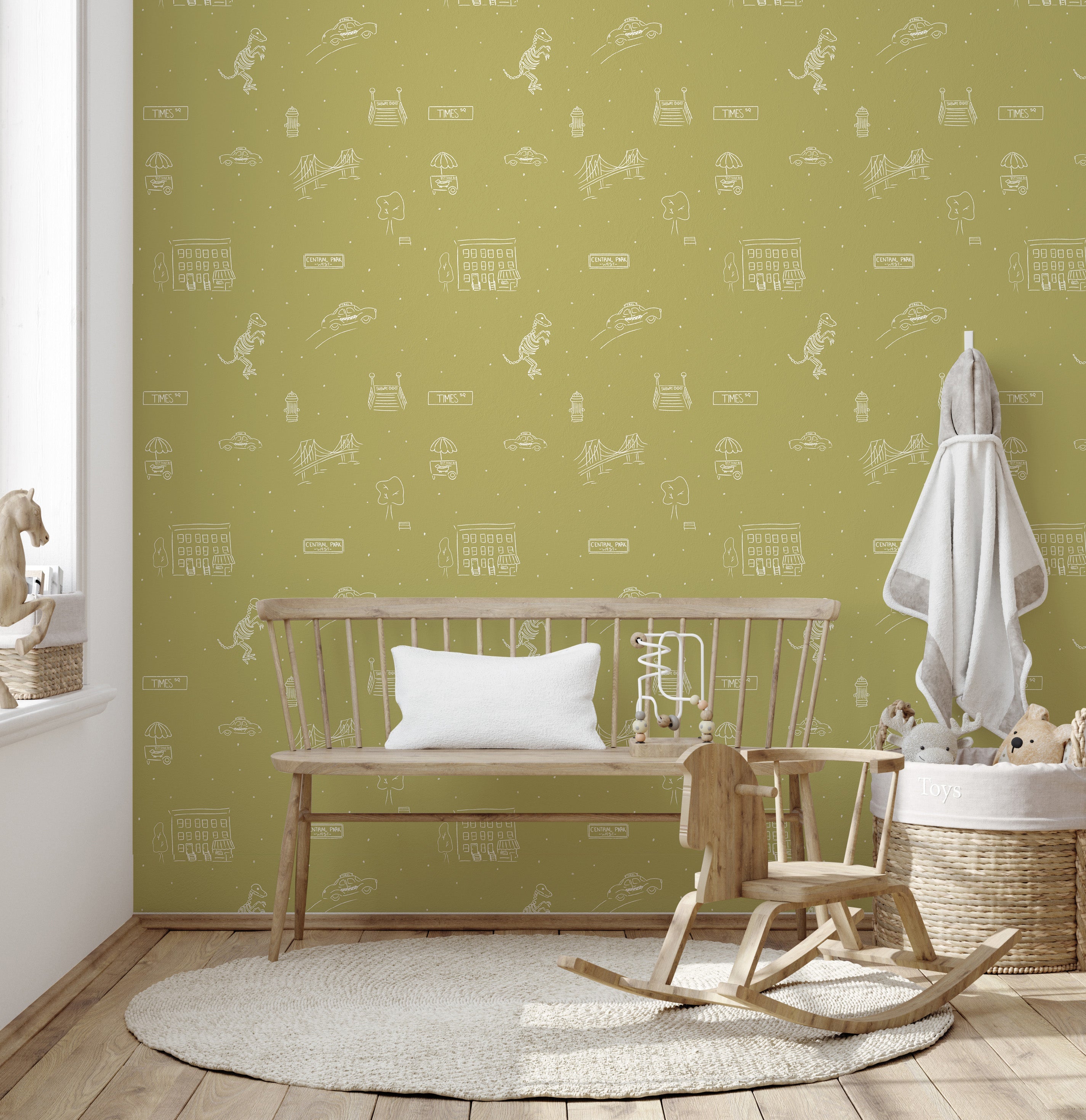 Manhattan Wallpaper by The Lil Dills Shop