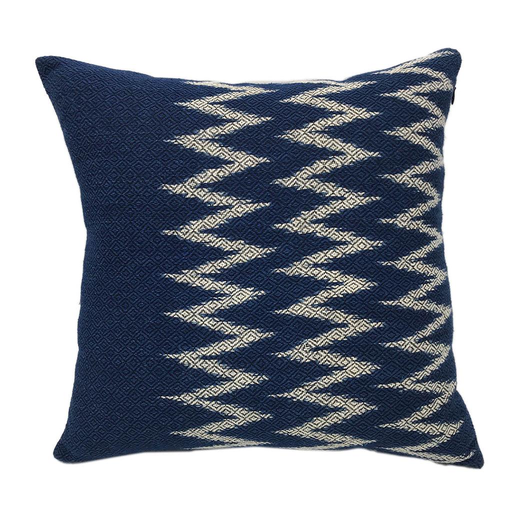Indigo Chevron Pillow Cover - PRHOMZ