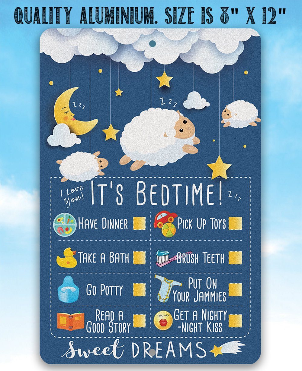 Child Bedtime - Metal Sign